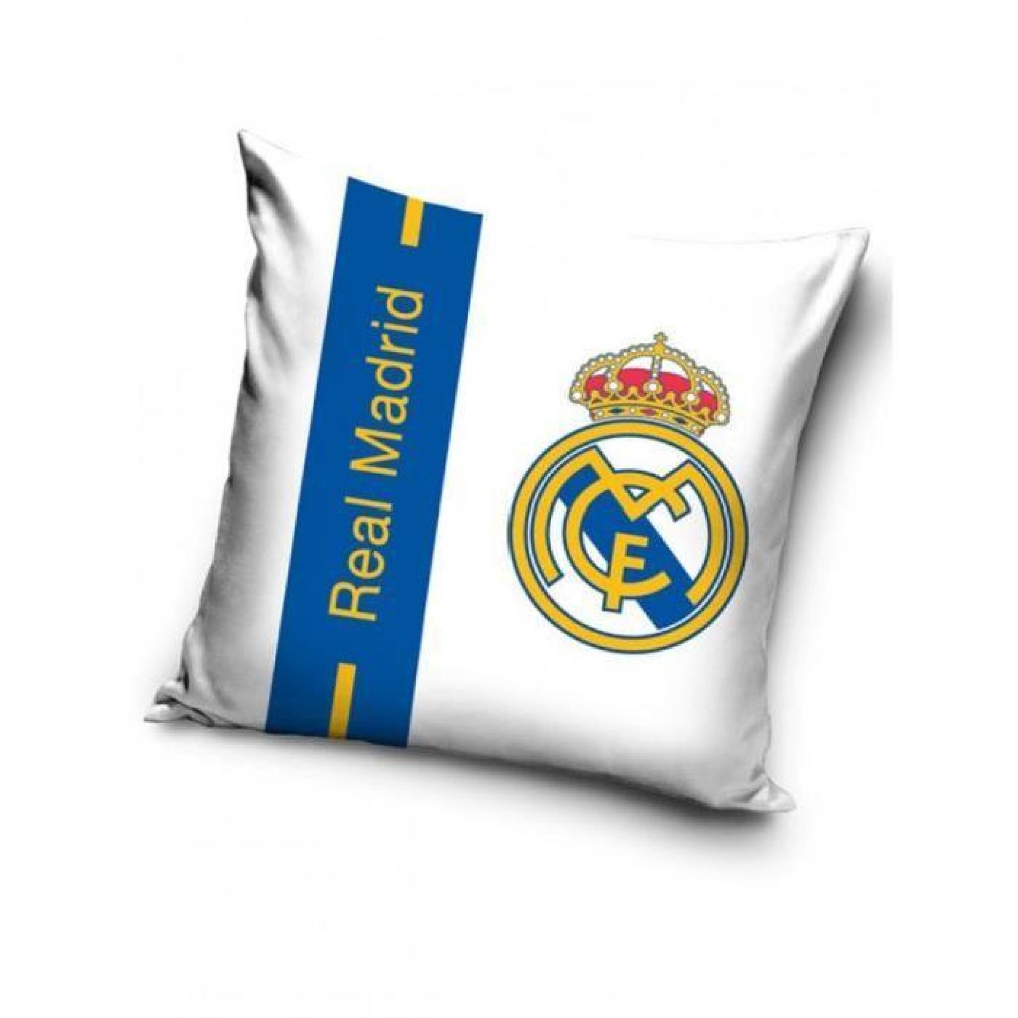 Rempli de Real Madrid CF Blue Stripe coussin pas cher