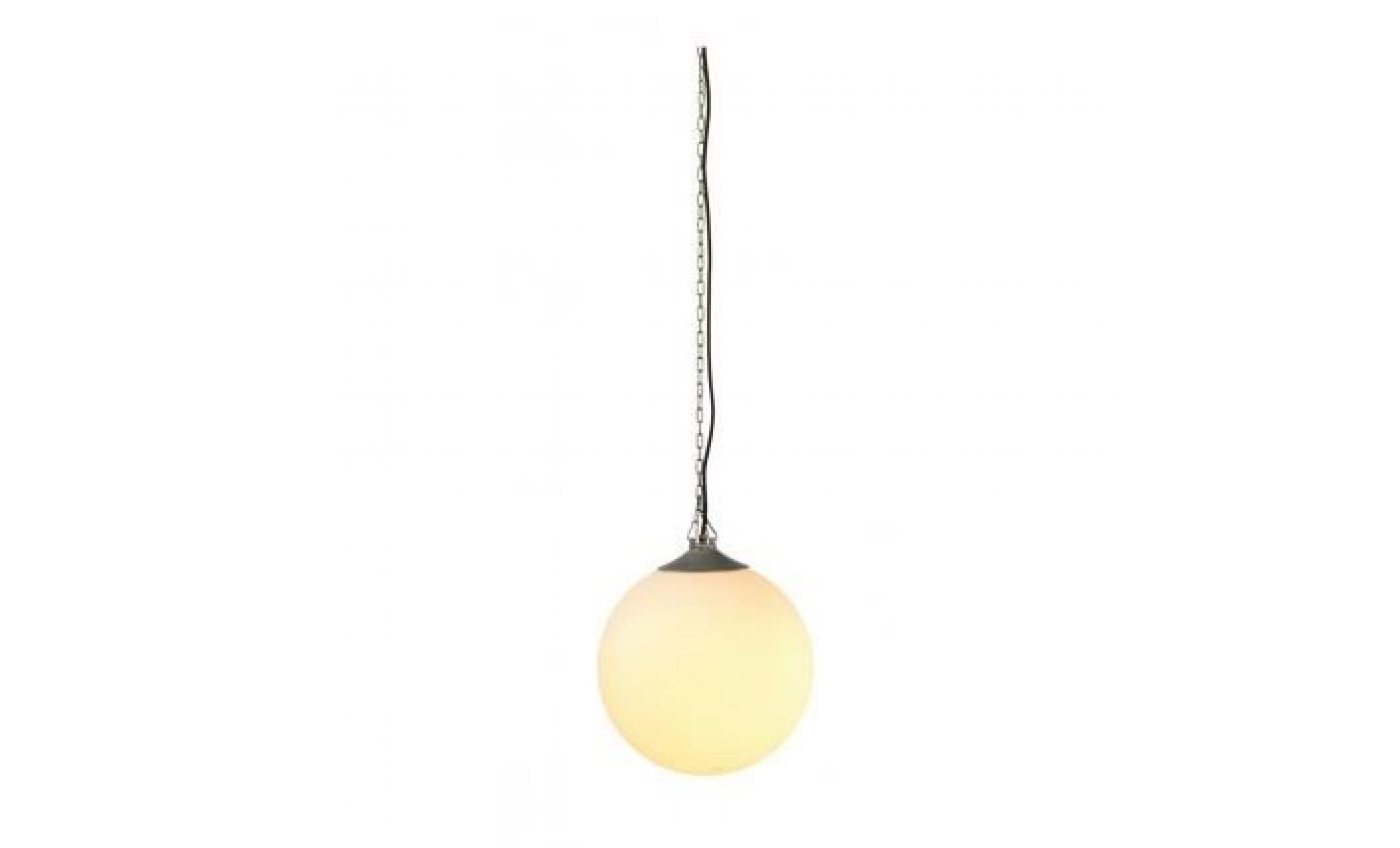 rotoball swing 40, suspension, blanche, e27 blanc/gris argent
