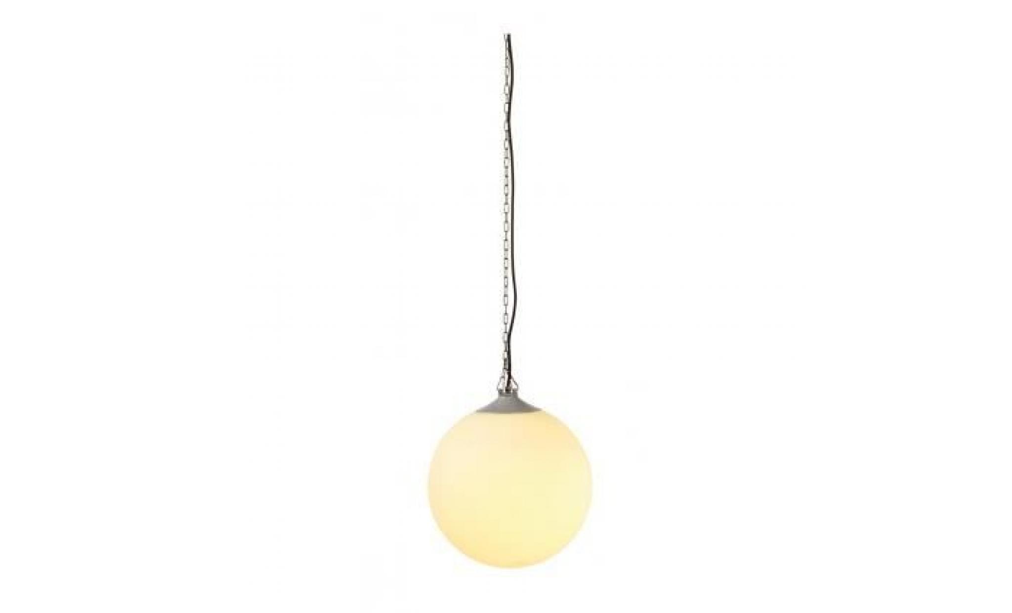 rotoball swing 50, suspension, blanche, e27 blanc/gris argent