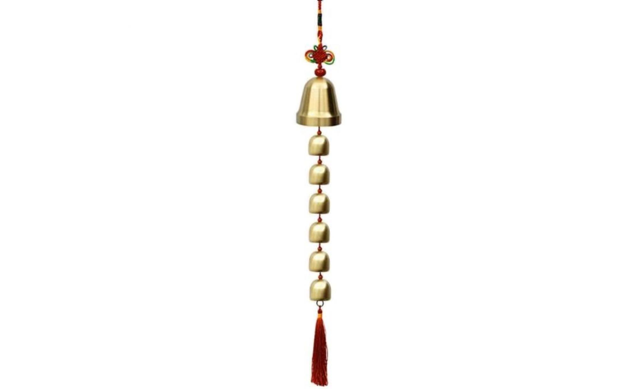 [rouge] chimes classique vent métal cuivre bells vent hanging décor