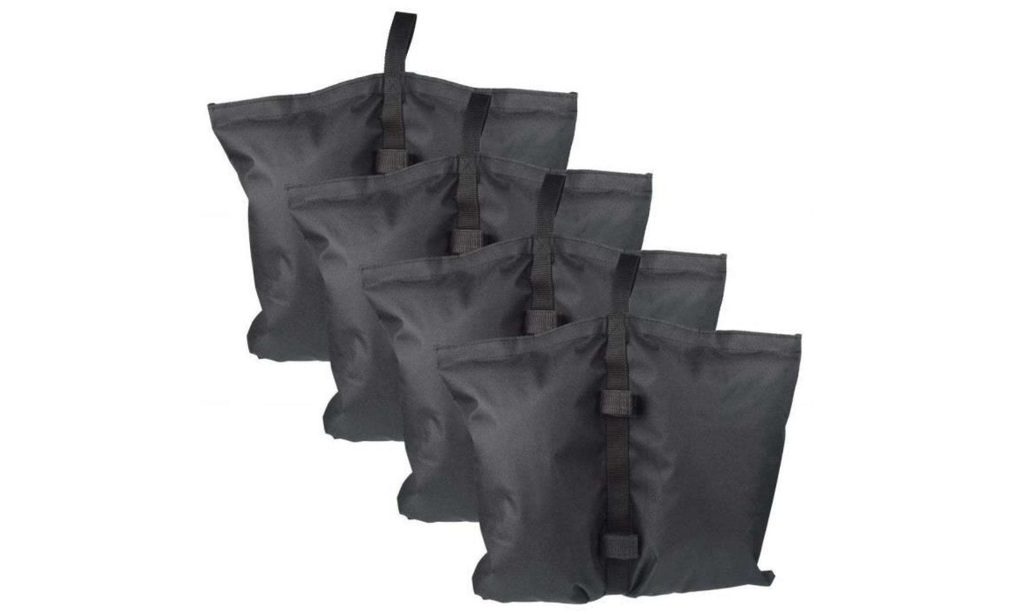 sac de poids de qualité industrielle, lot de 4 tonnelle jambe en plastique poids – remplir avec de l'eau ou de sable pas cher