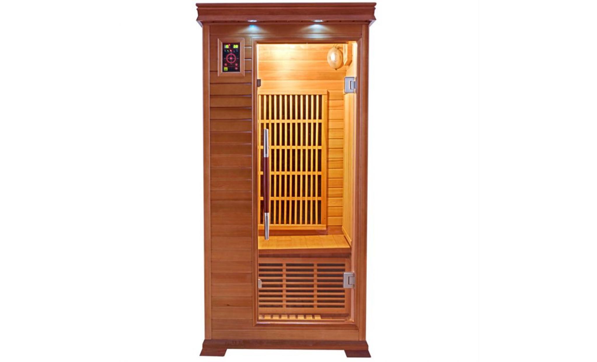 sauna infrarouge luxe 1 place