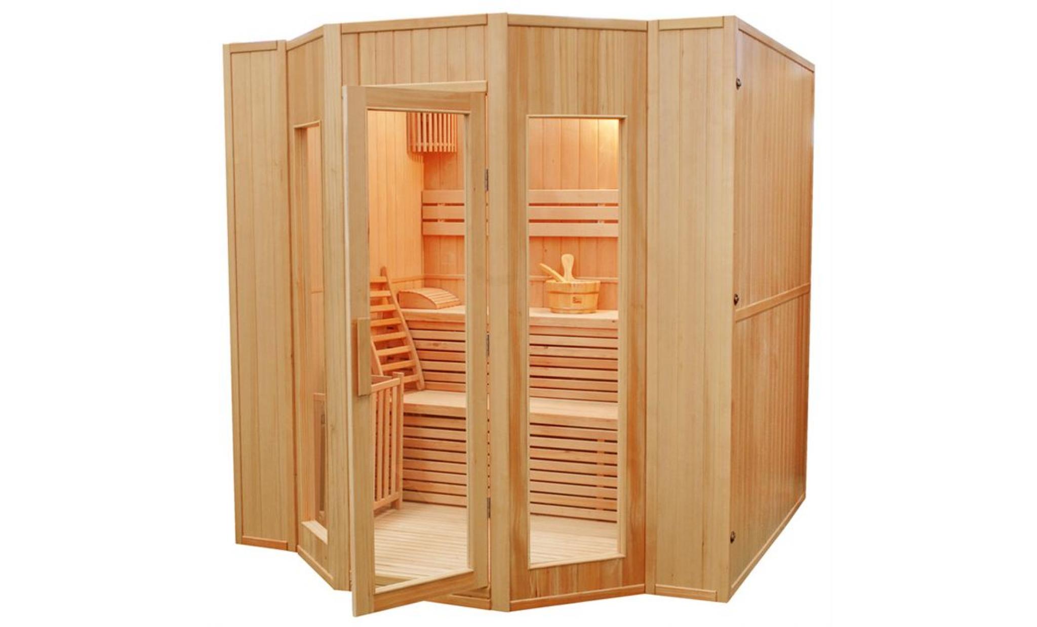 sauna traditionnel finlandais 5 places zen
