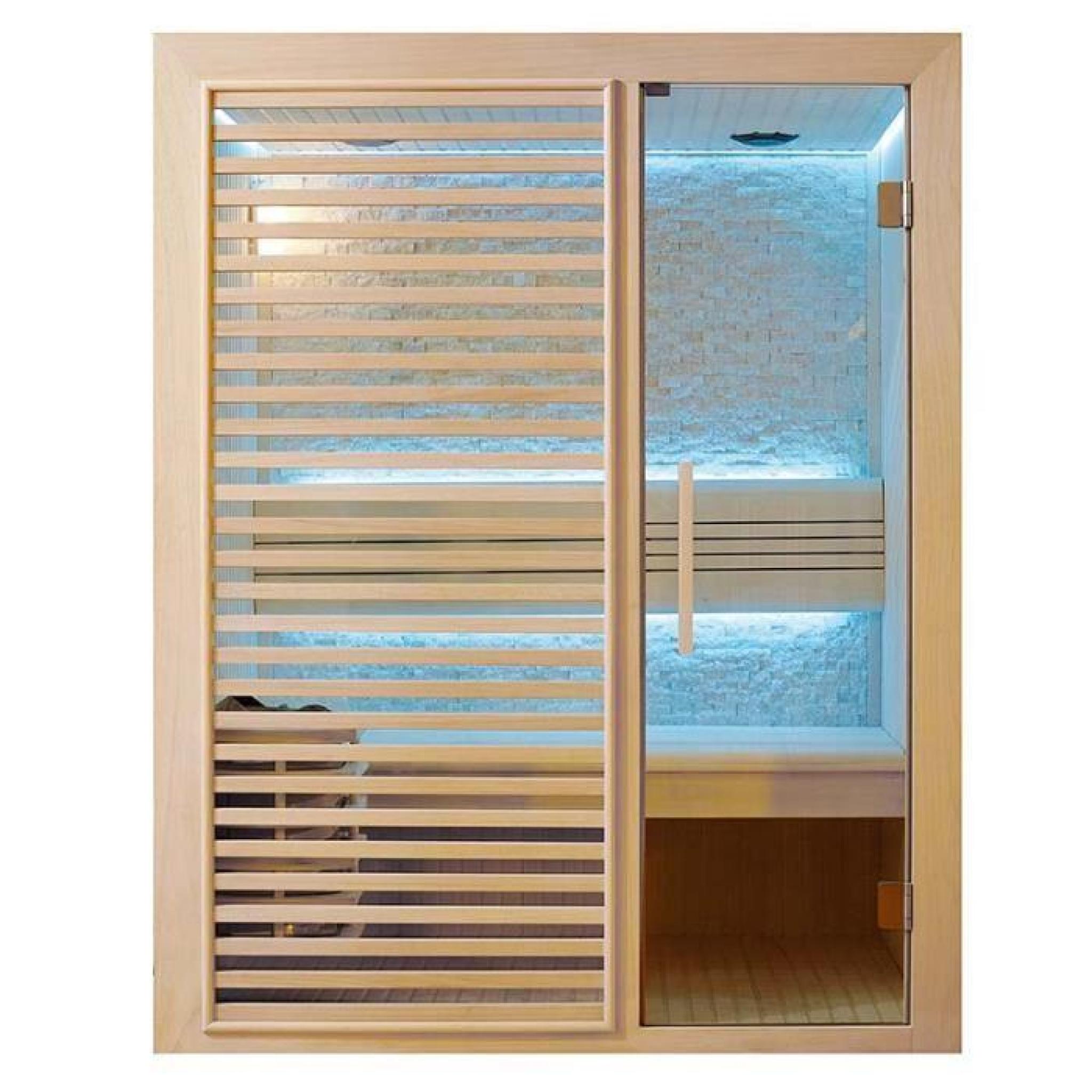 Sauna traditionnel Intimo - 100 x 105 x 190 - Pin blanc