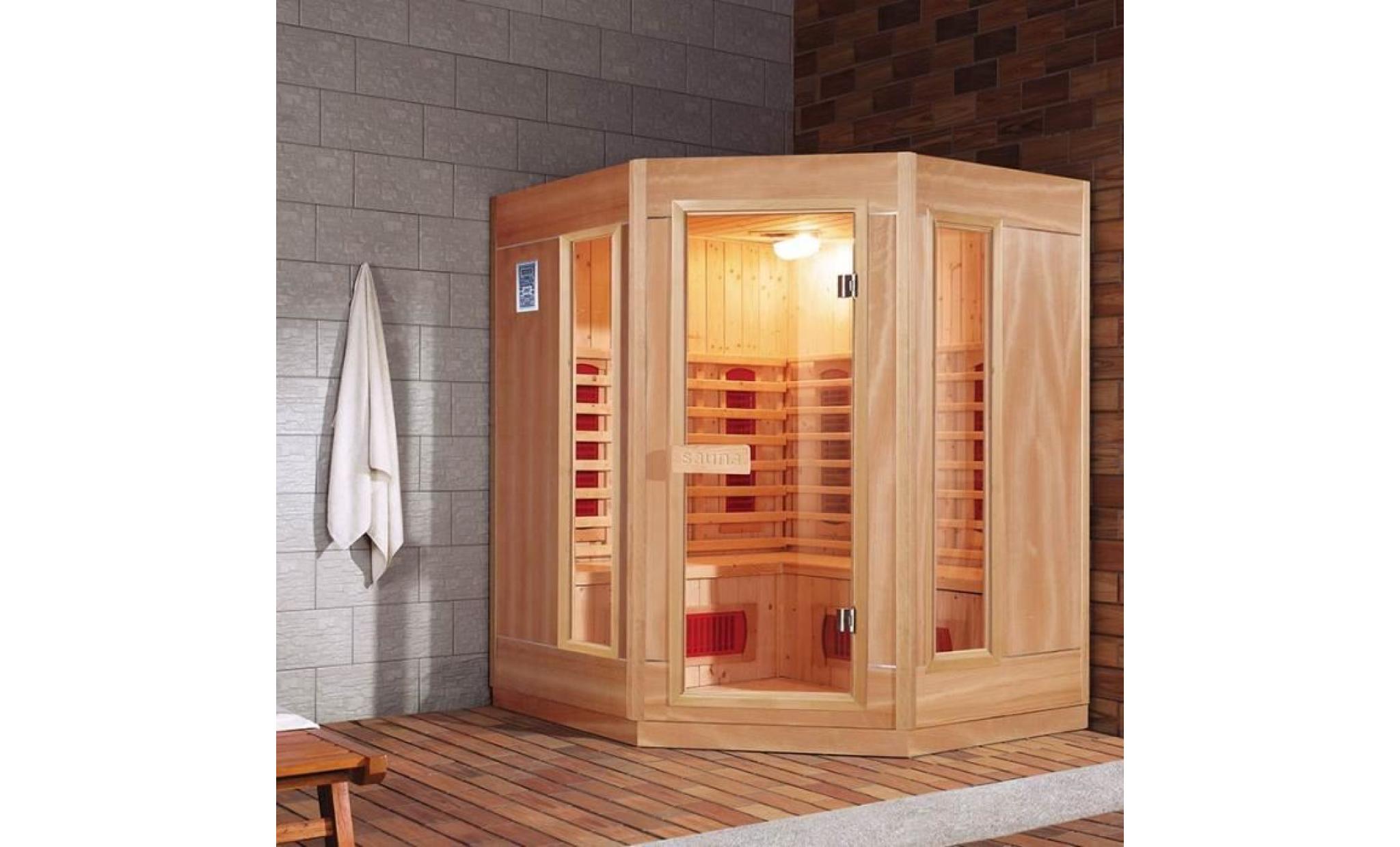 sauna infrarouge 3 à 4 places ethis