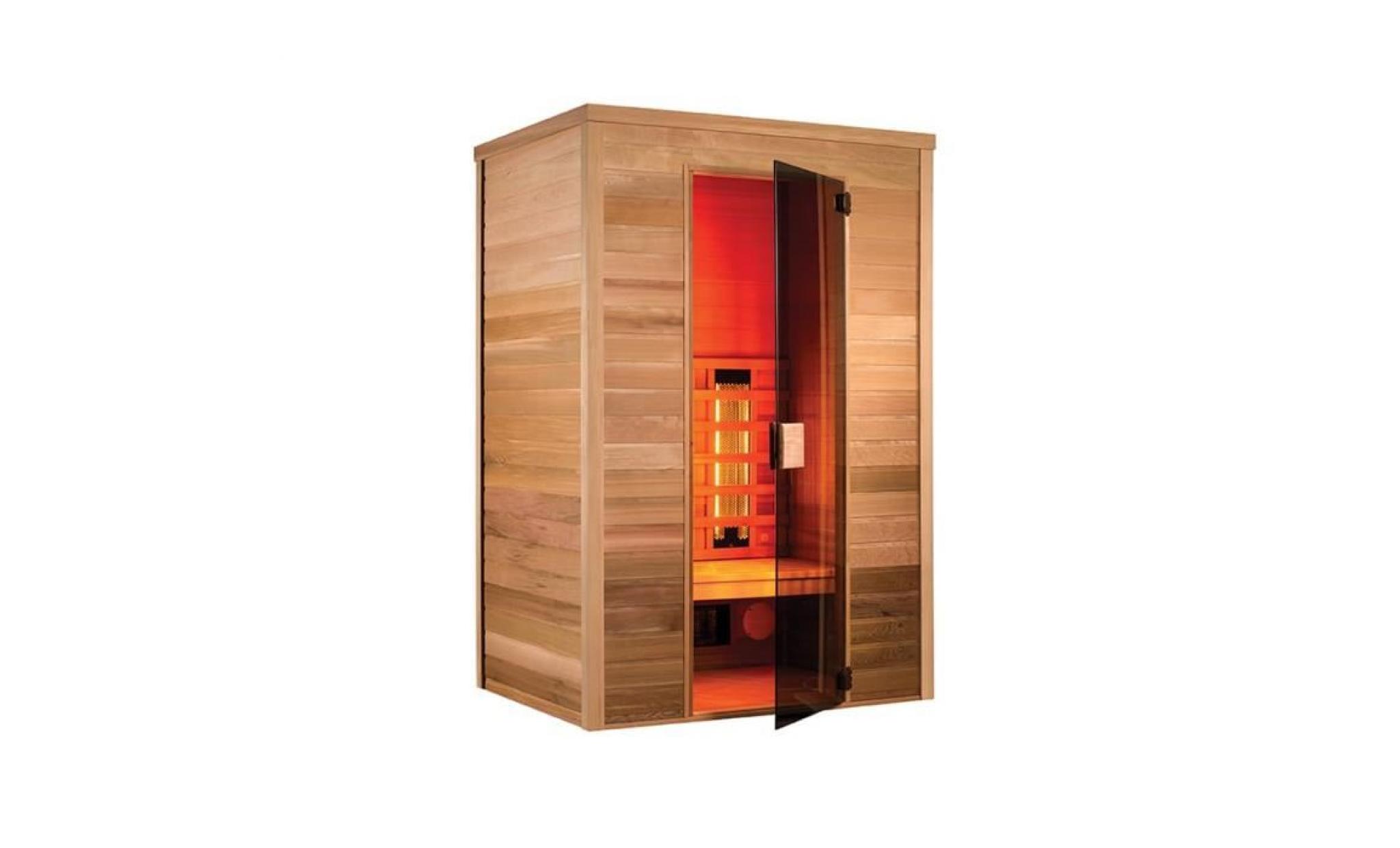 sauna infrarouge multiwave 3 places 150x100x190cm