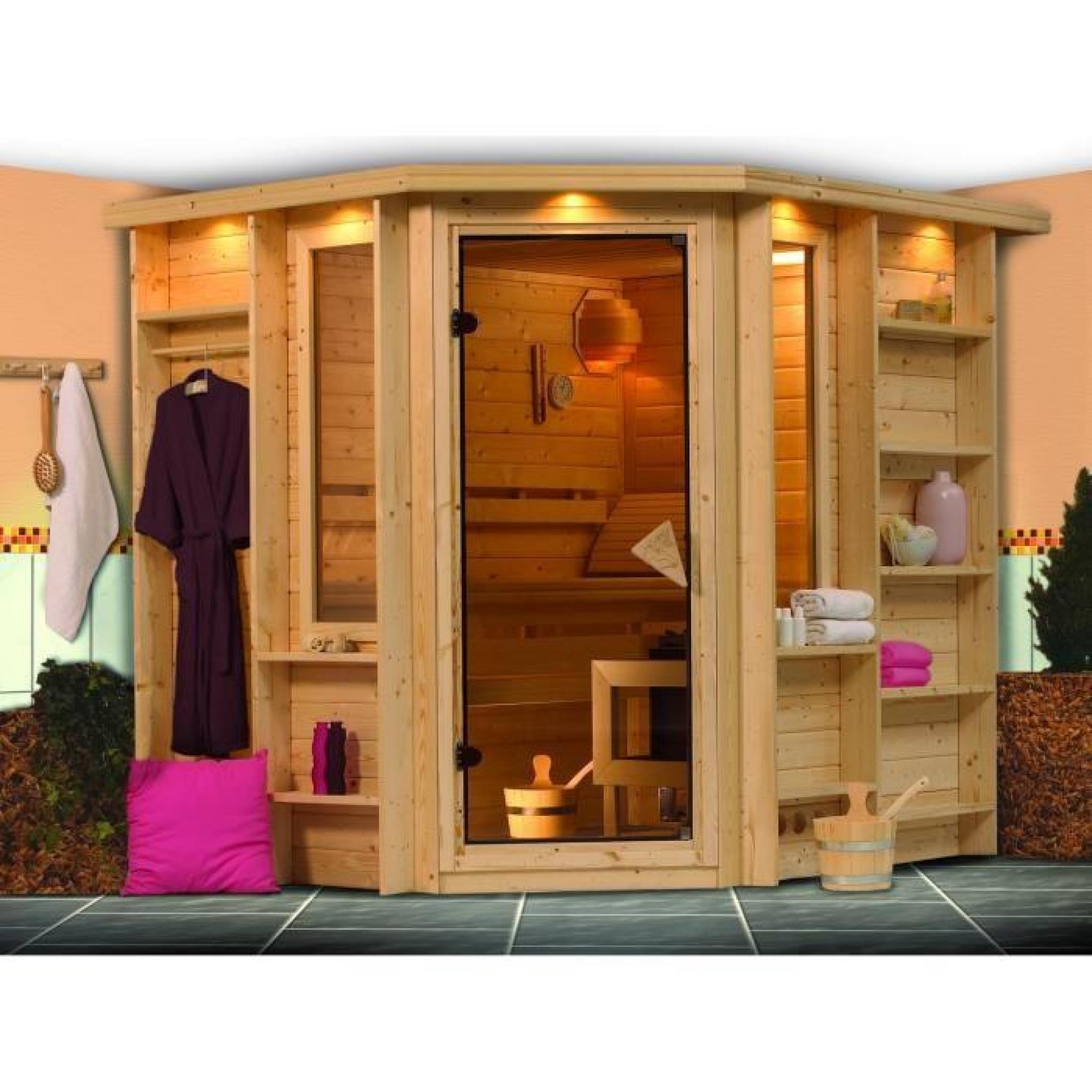 Sauna Traditionnel CORTONA 1 Premium à Couronne…