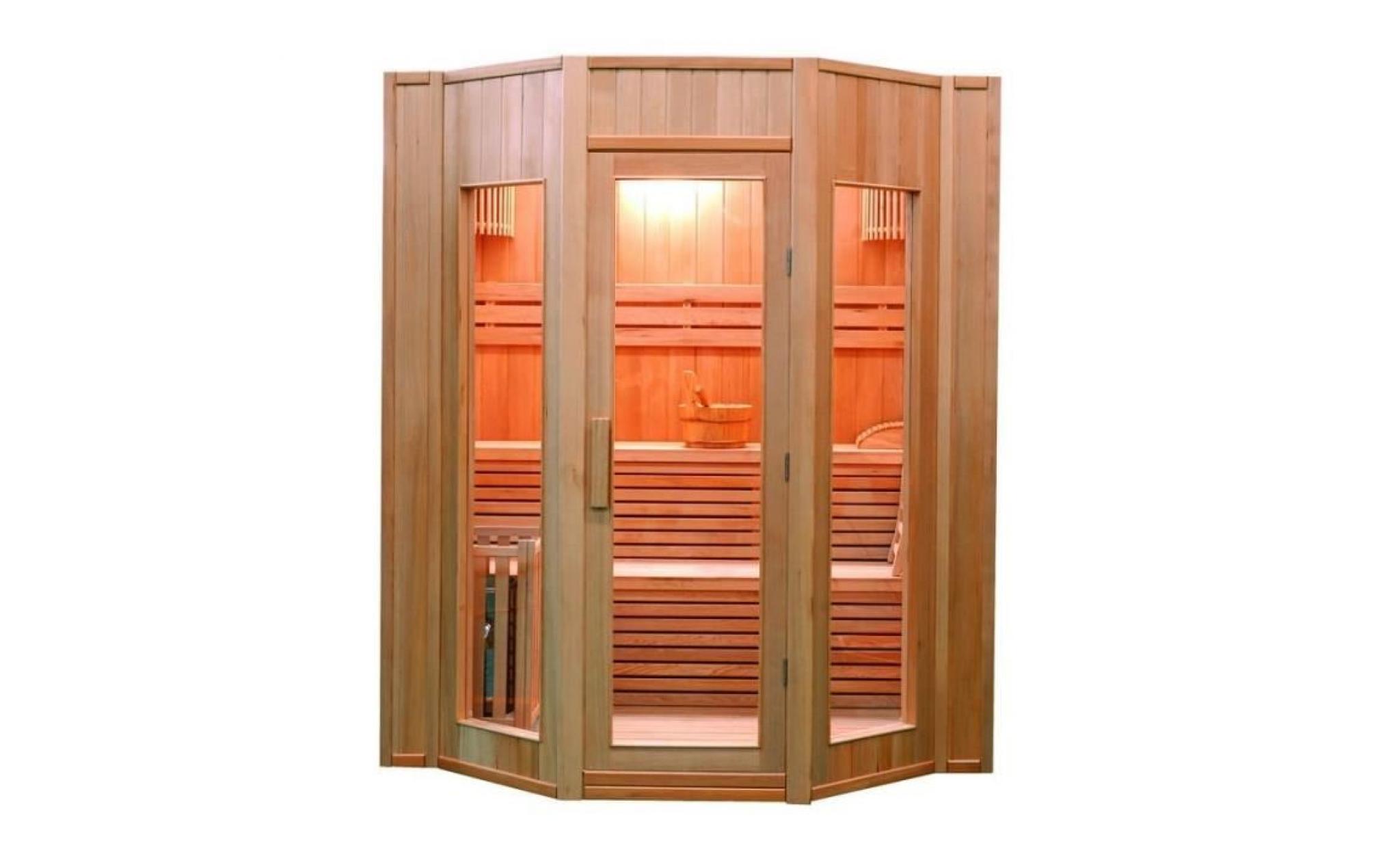sauna traditionnel zen 4 places 174x198x190cm