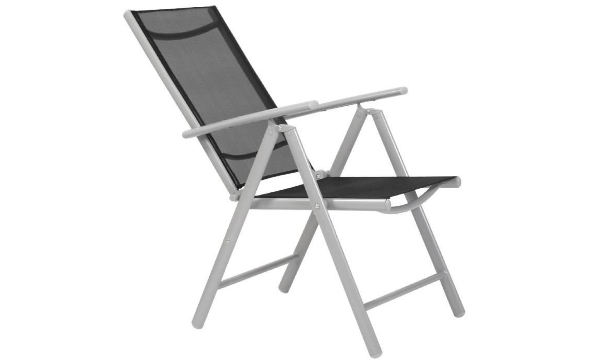 set de 2 chaises elégantes pour jardin balcon terrasse gris claire pas cher