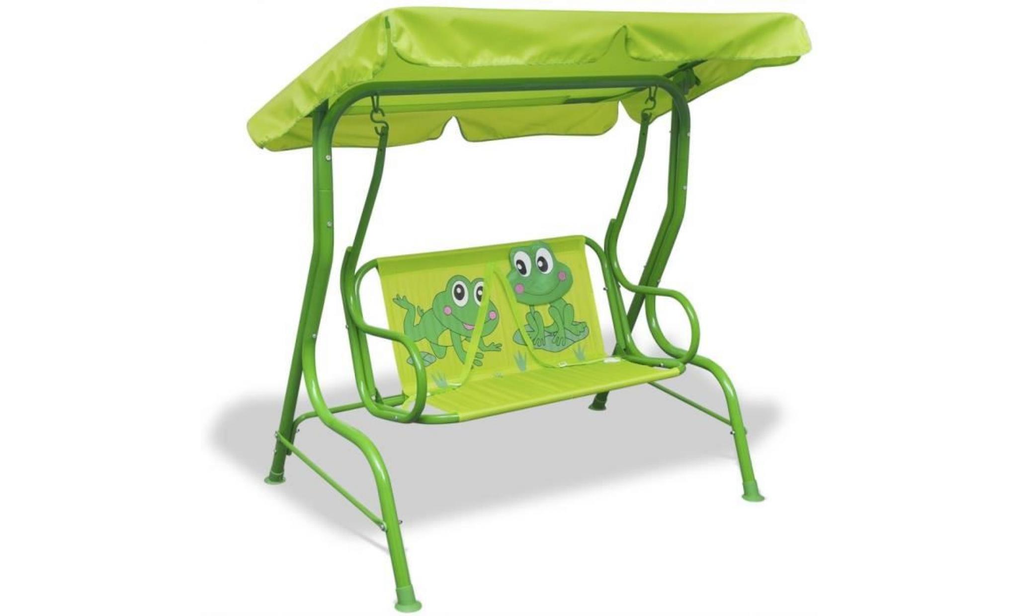 siège balançoire pour enfants vert vert