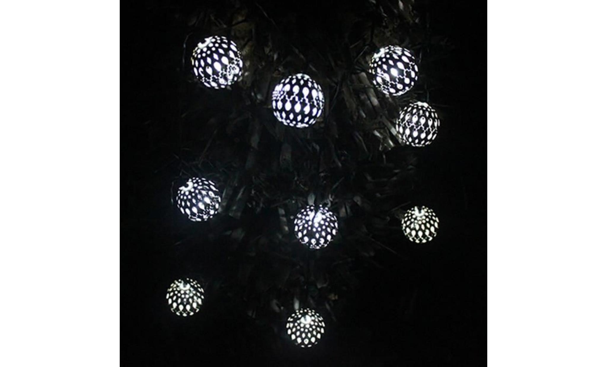 solaire flocon de neige de lumières jardin décoration avec 10led perles li712@ pas cher