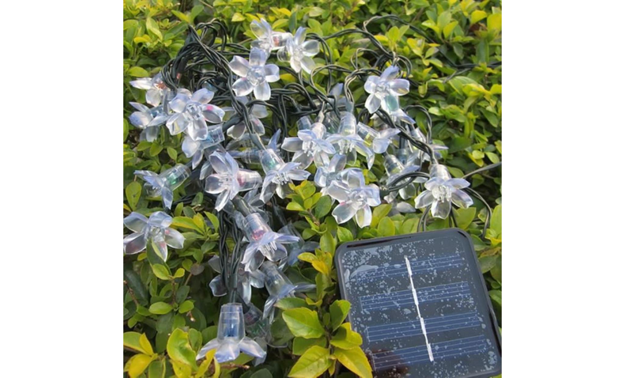 solar powered cordes guirlande lumineuse 5m 20 led peach blossom pour garden lawn patio arbres de noël avec vélos vase pas cher
