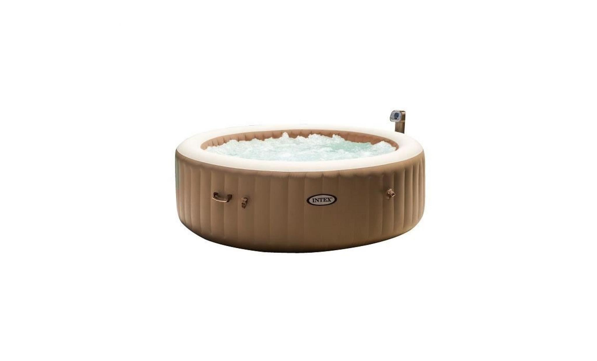 spa gonflable intex purespa bulles 6 personnes + 12 cartouches pure spa pas cher