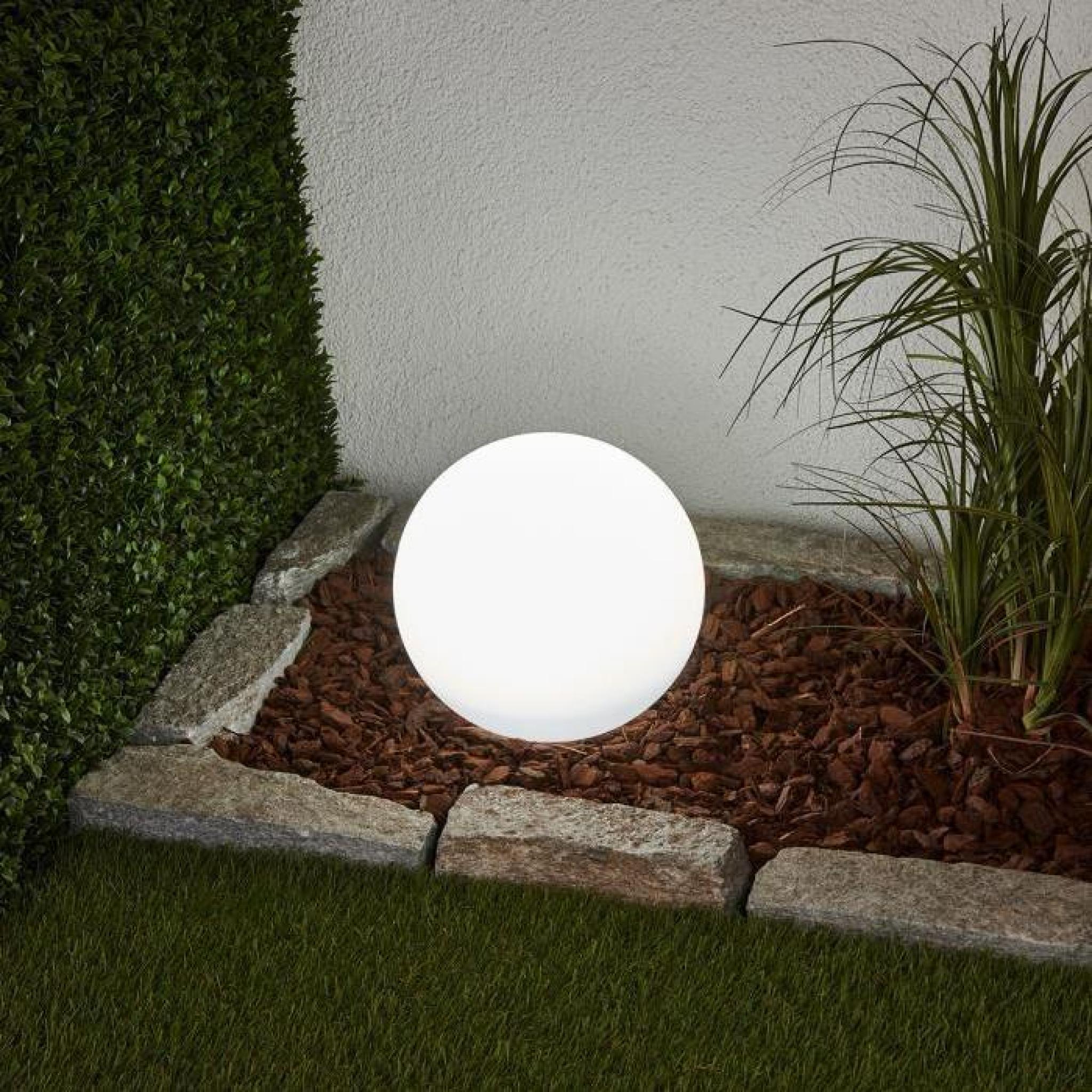 Sphère solaire Lago à LED avec piquet pas cher