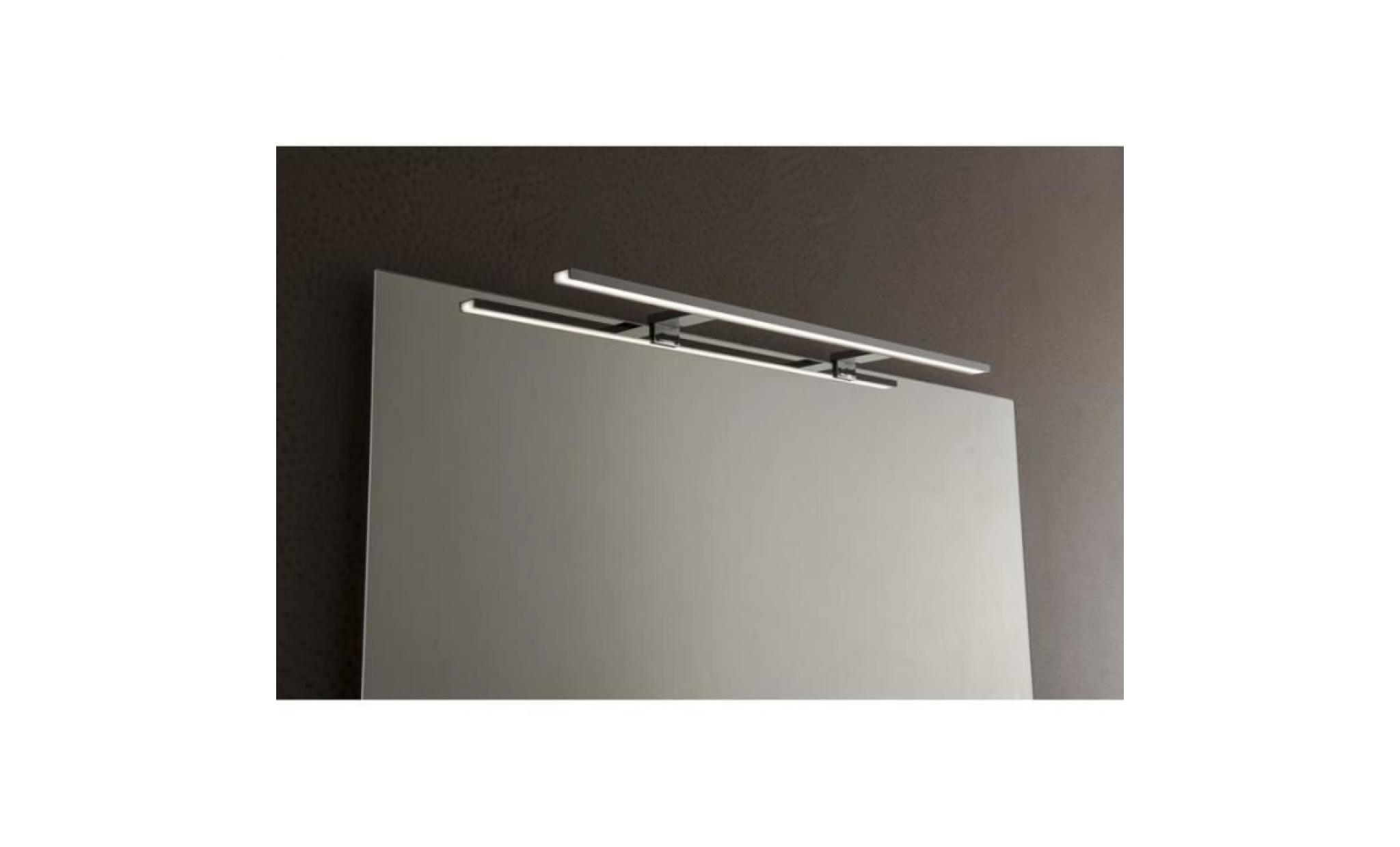 spot de salle de bains avec éclairage led   chrome   3,2 cm x 4,5 cm (hxl) pas cher