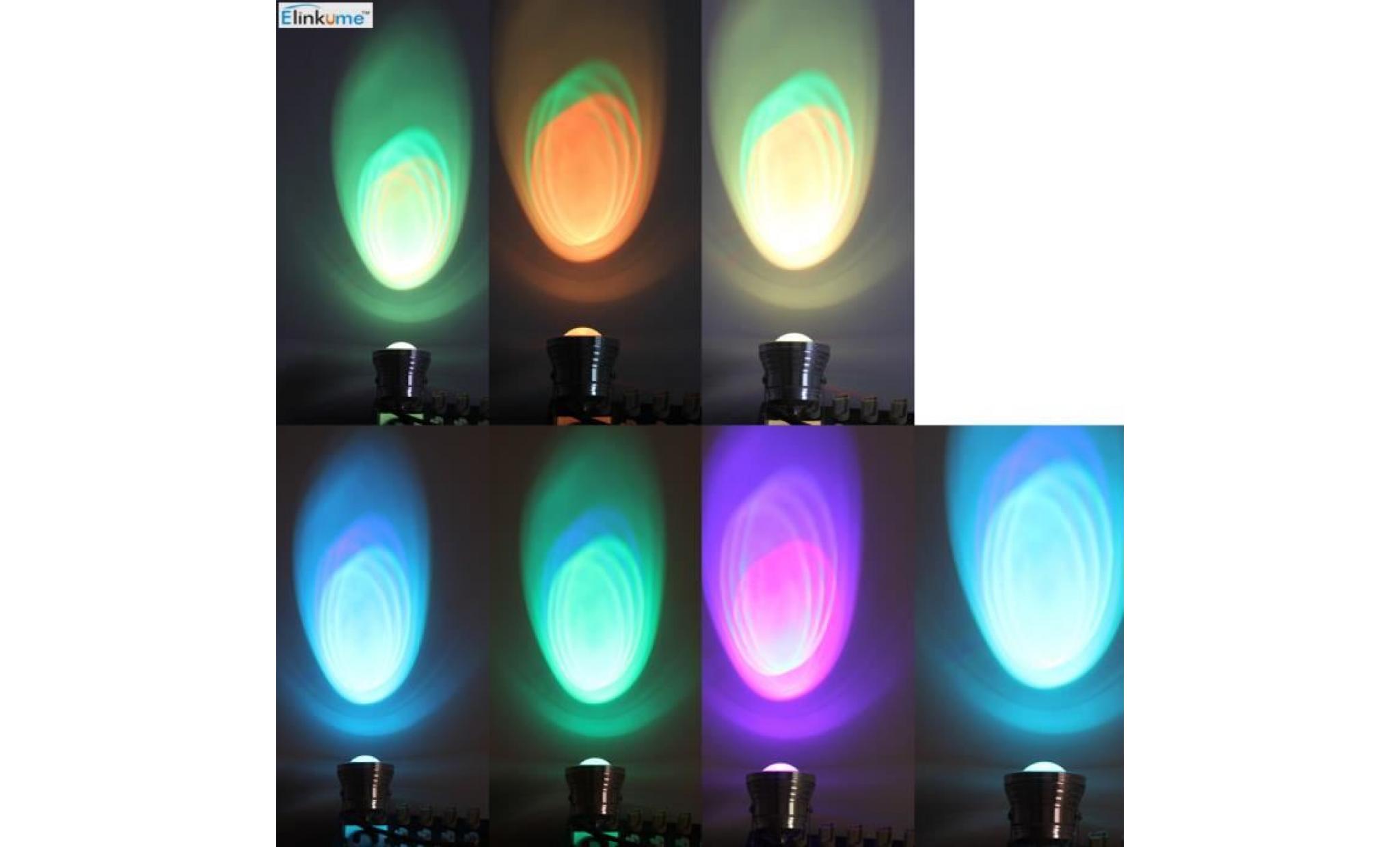 Projecteur LED multicolore 10W RVB projecteur extérieur