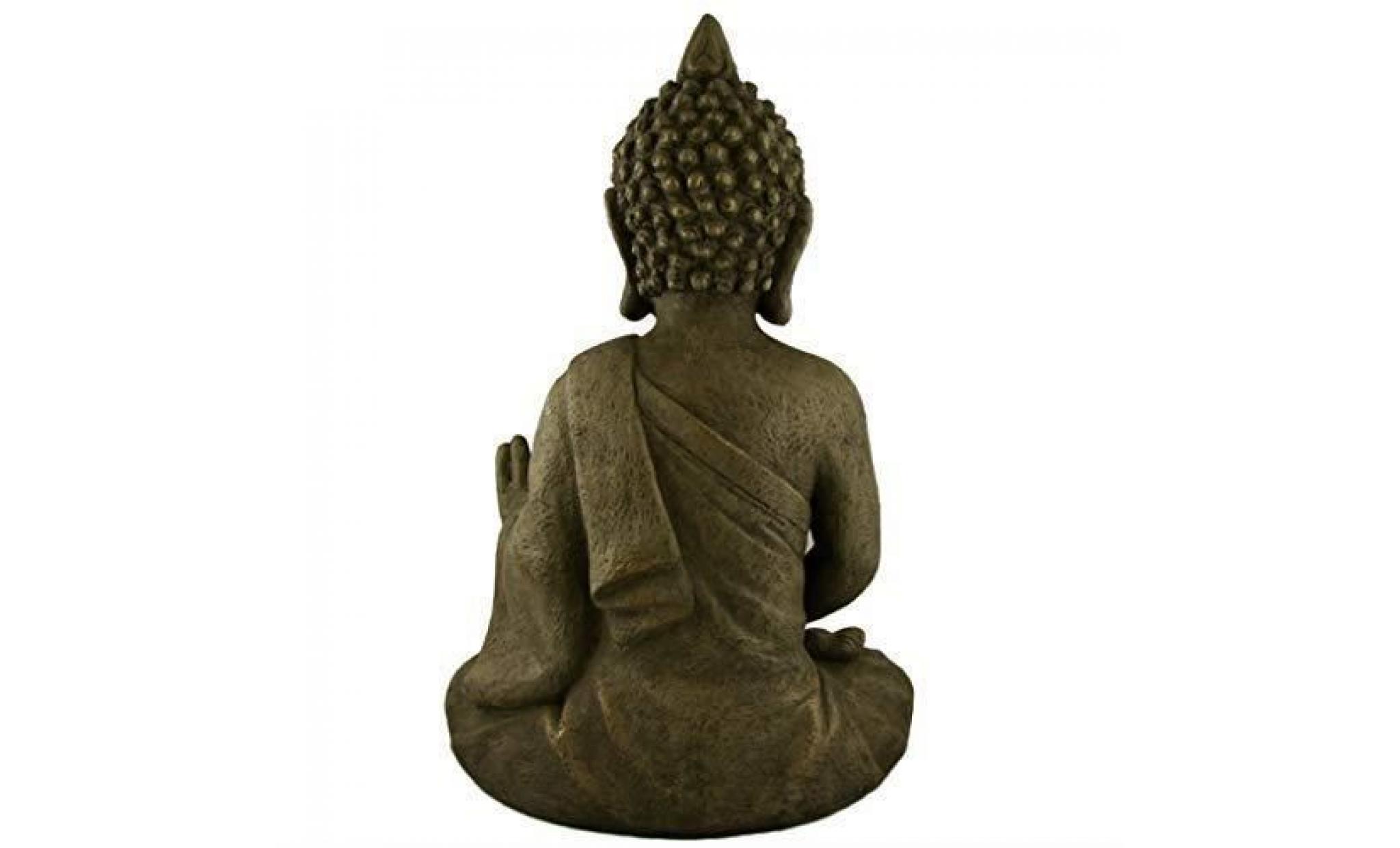 statuette bouddha décoration jardin 54 cm pas cher