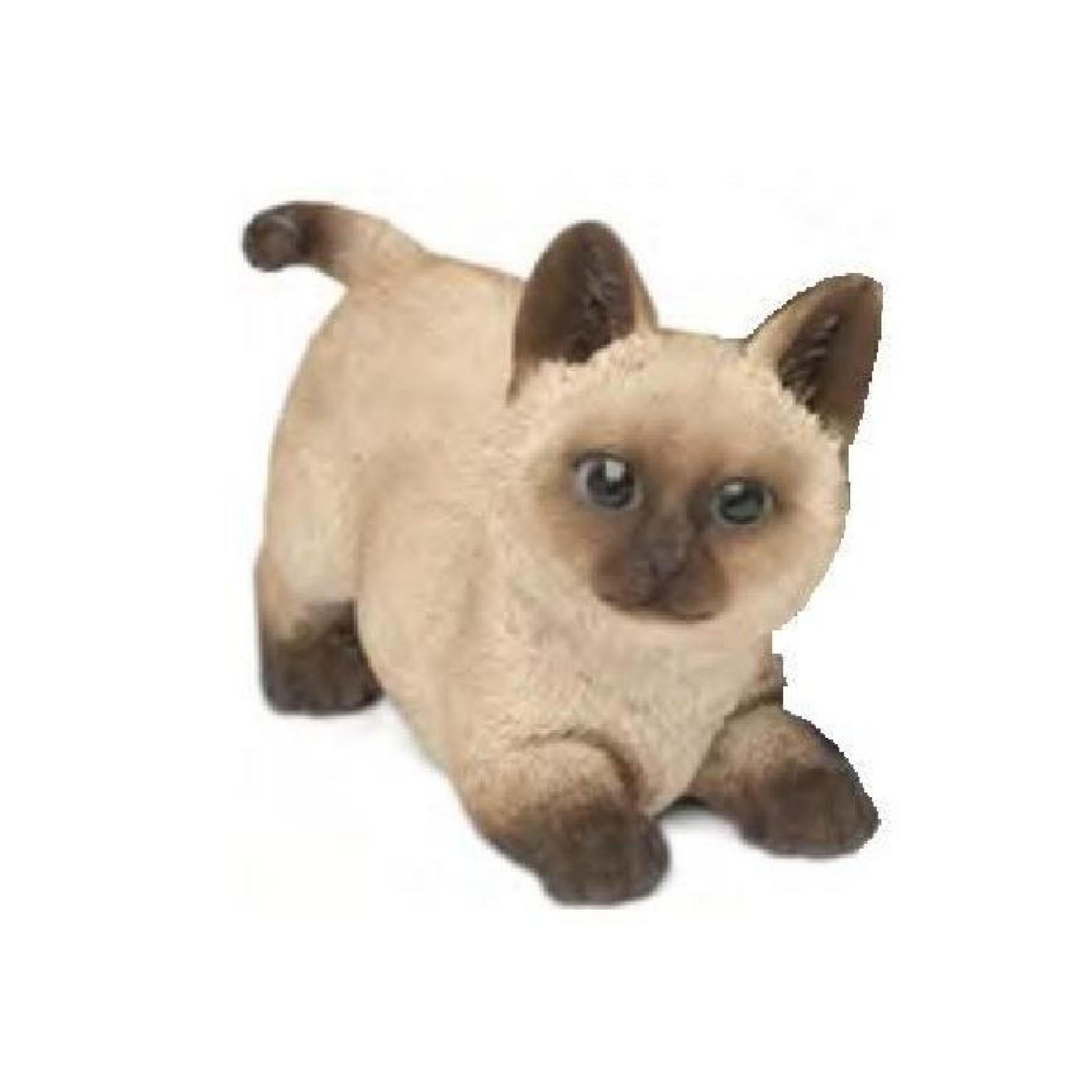 Statuette chat jouant de 20 cm
