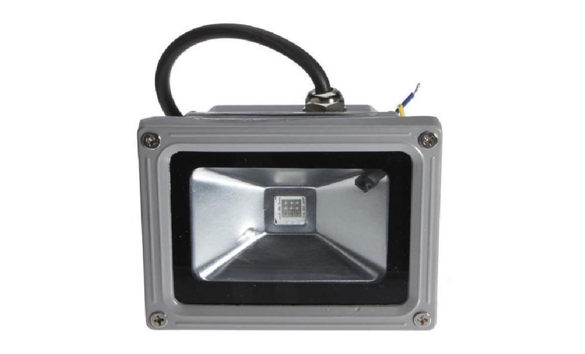 stoex® 5pcs 10w led rgb projecteur dimmable lampe spot lumiere panneau etanche extérieur