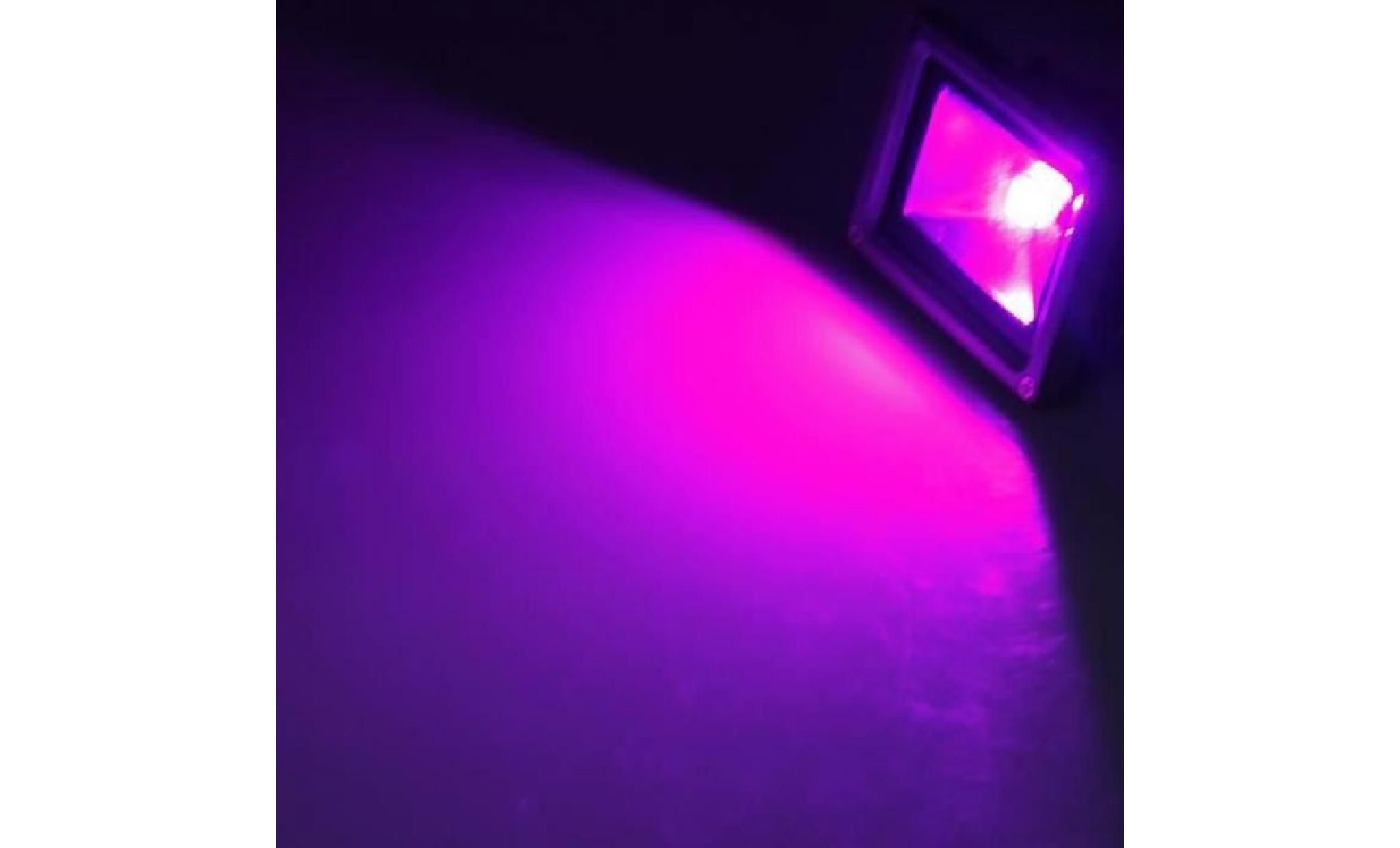 stoex® 5pcs 10w led rgb projecteur dimmable lampe spot lumiere panneau etanche extérieur pas cher