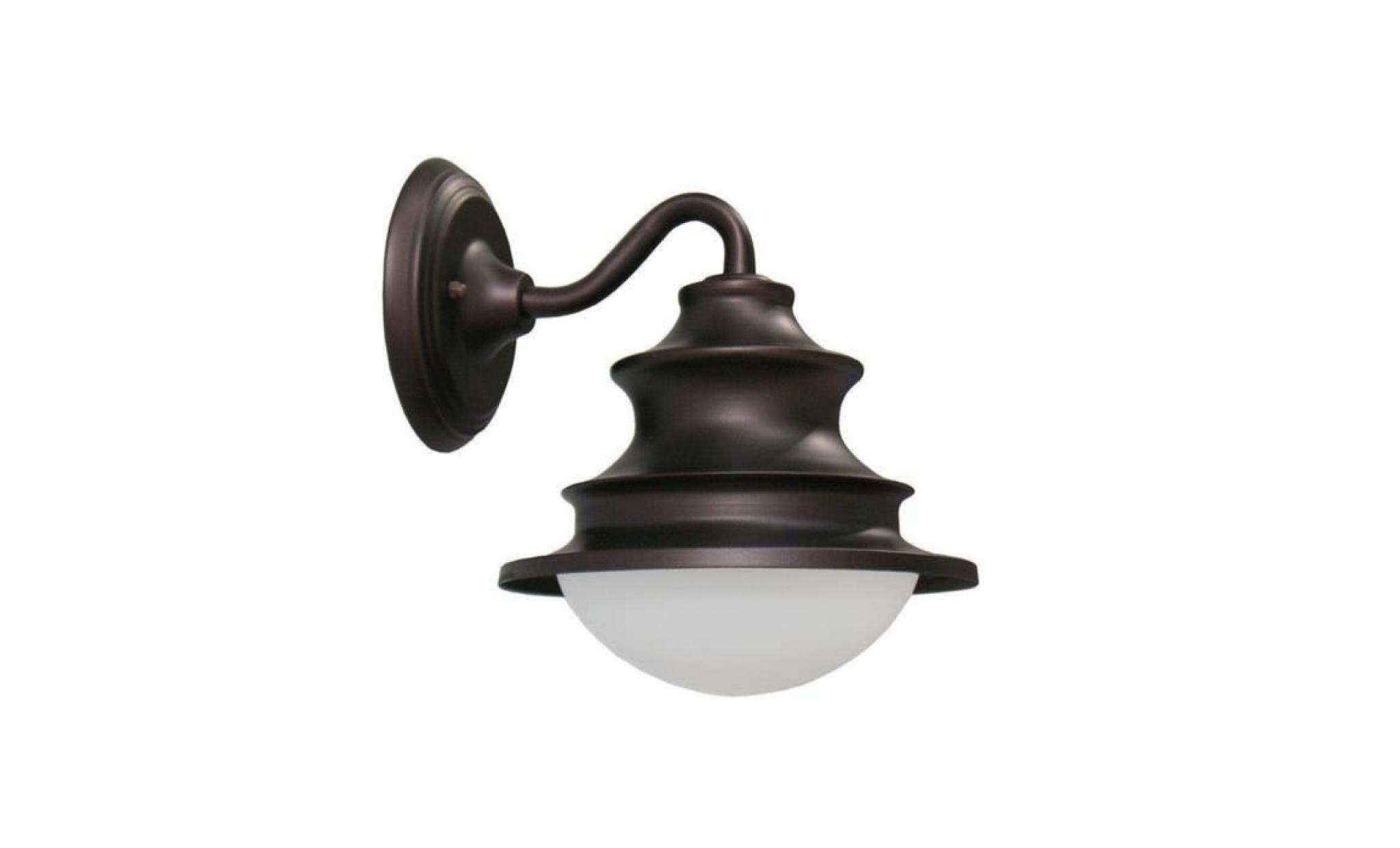 stoex® applique murale vintage lampe industrielle fer metal lampe imperméable extérieur  mur de feu 24.8cm x 25.5cm pas cher