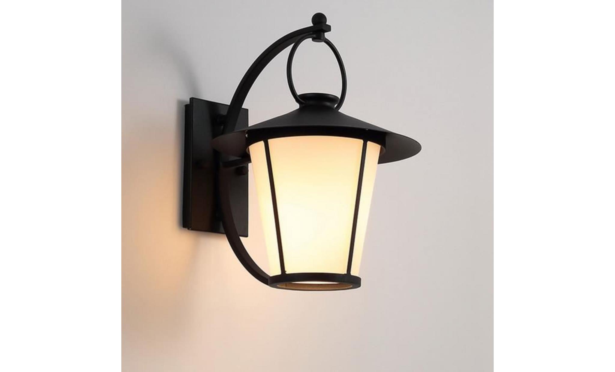 stoex® applique murale vintage luminaire lampe industrielle metal rétro fer mur de feu éclairage