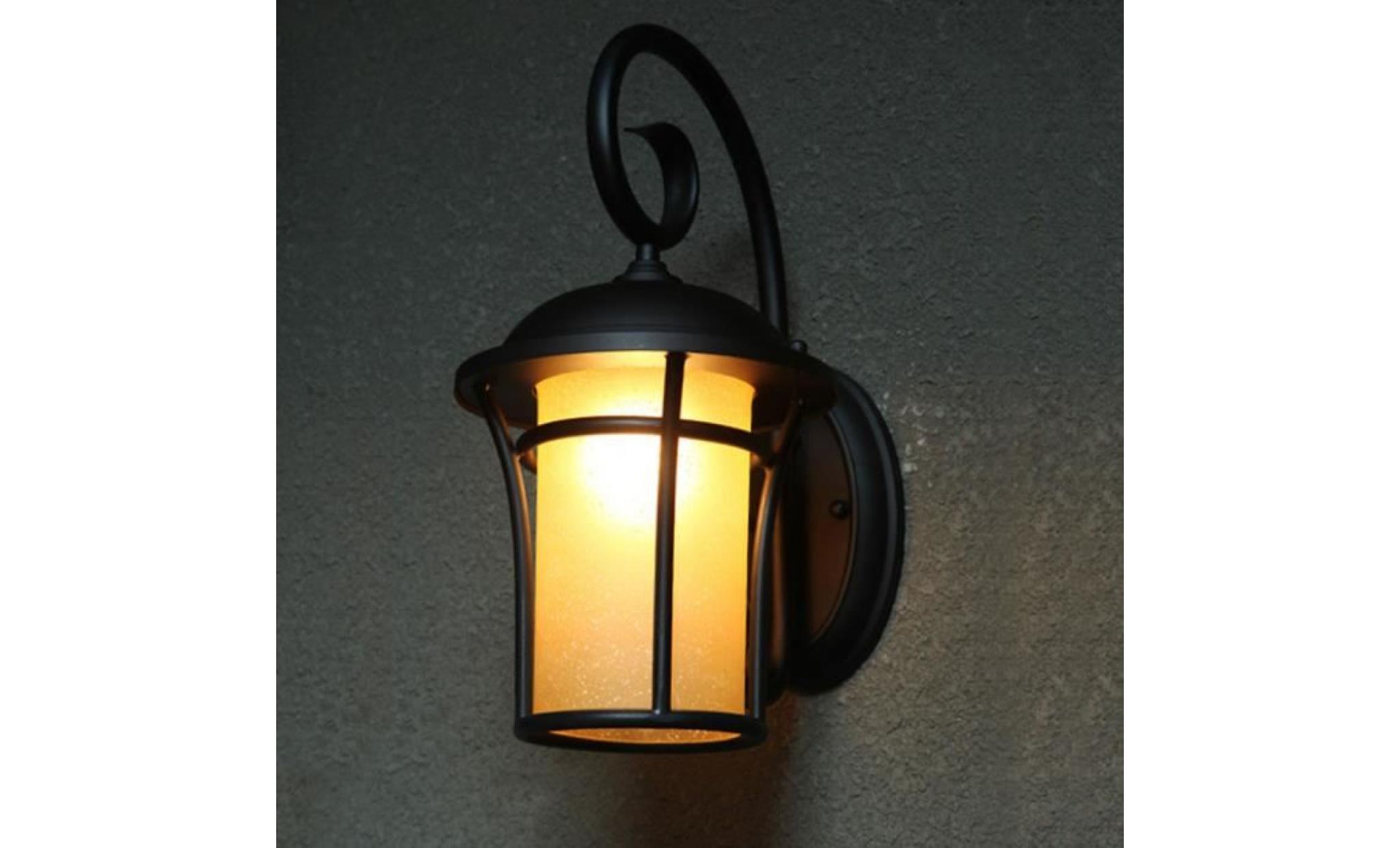 stoex® lampe industrielle applique murale vintage fer metal rétro mur de feu éclairage 20cm×38cm pas cher