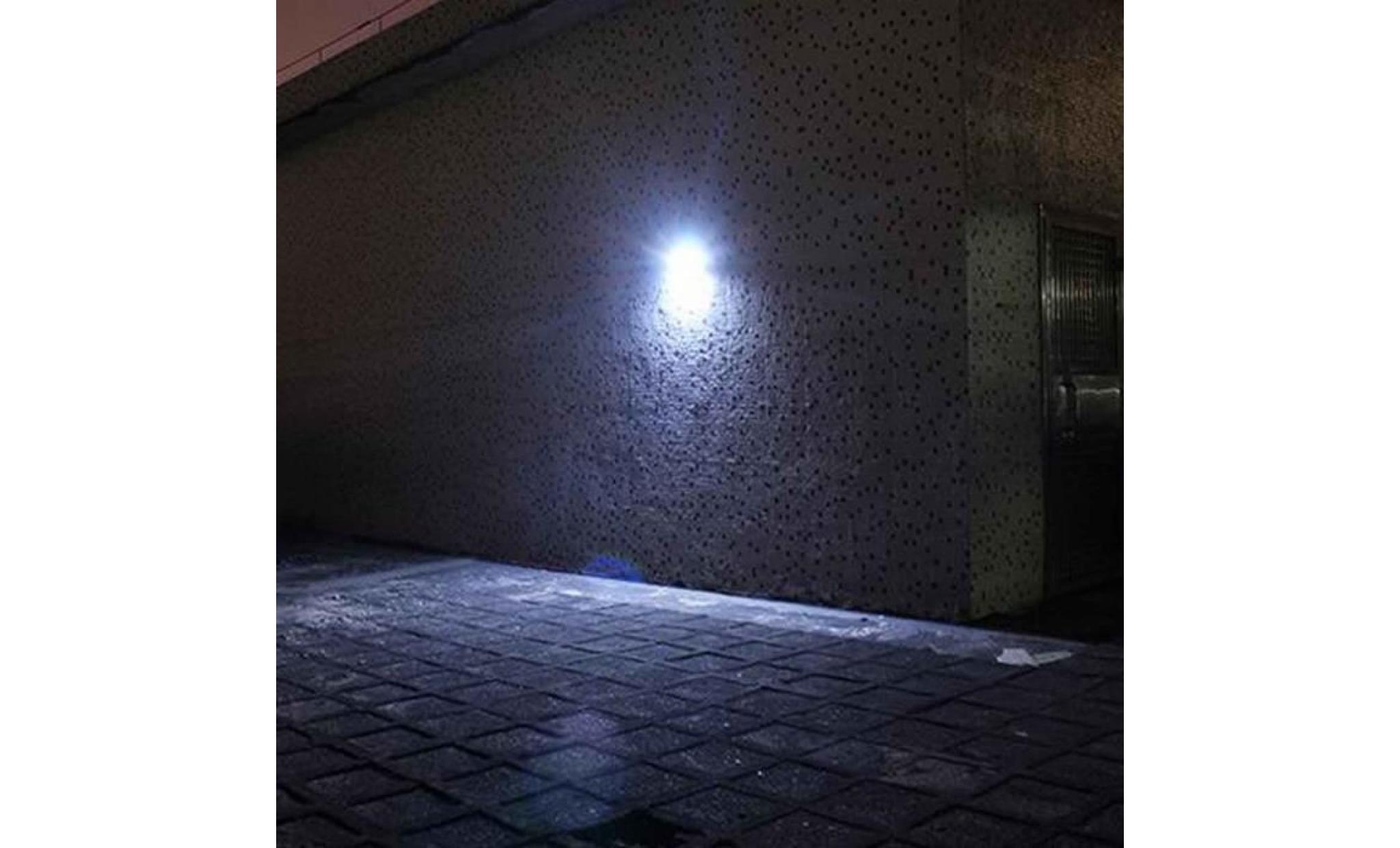 stoex®   lot de 20led solaire lampe capteur projecteur appliqe détecteur mouvement jardin cour pas cher