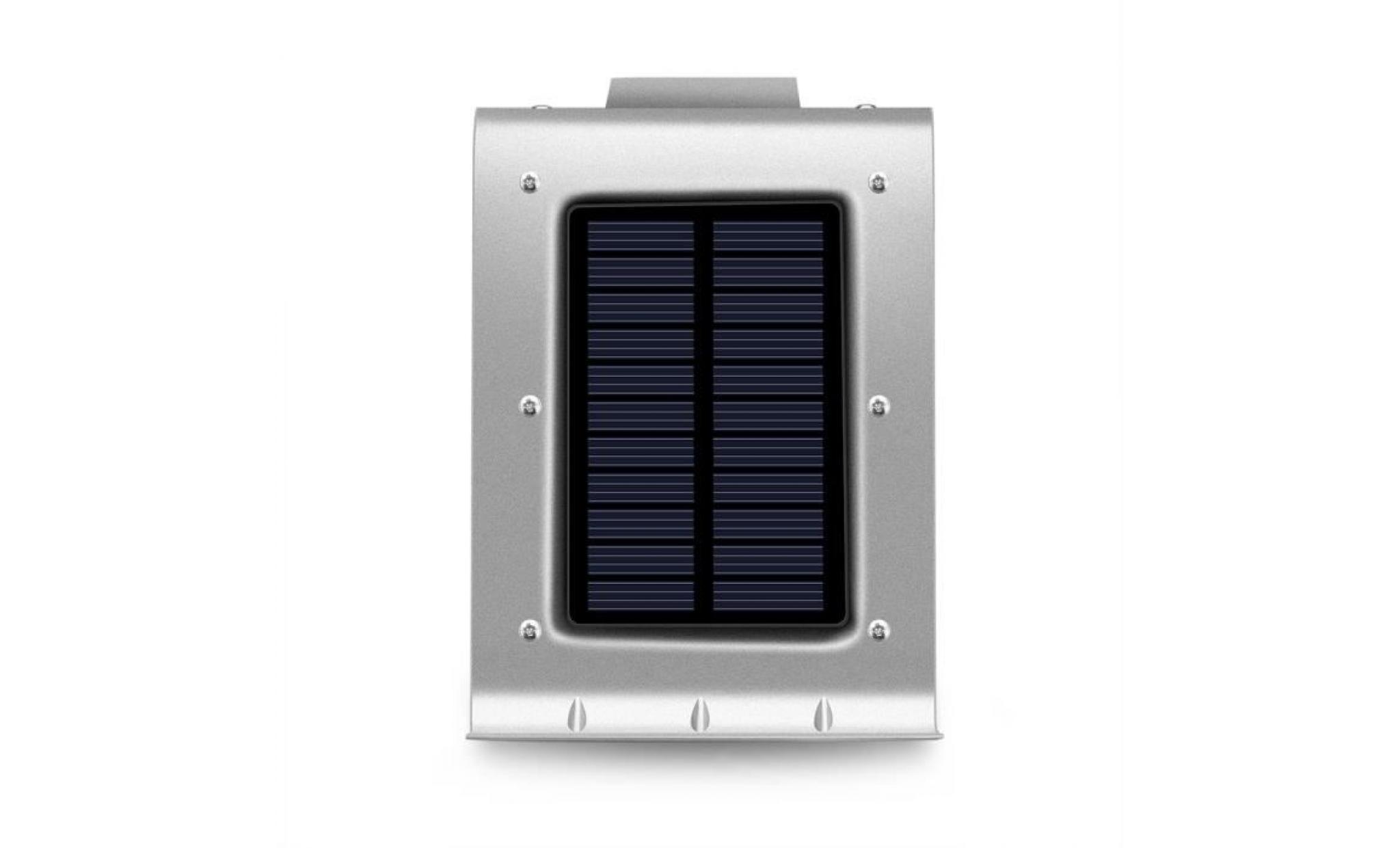 suaoki 16 led lampe solaire détecteur de mouvement 800mah batterie rechargeable etanche