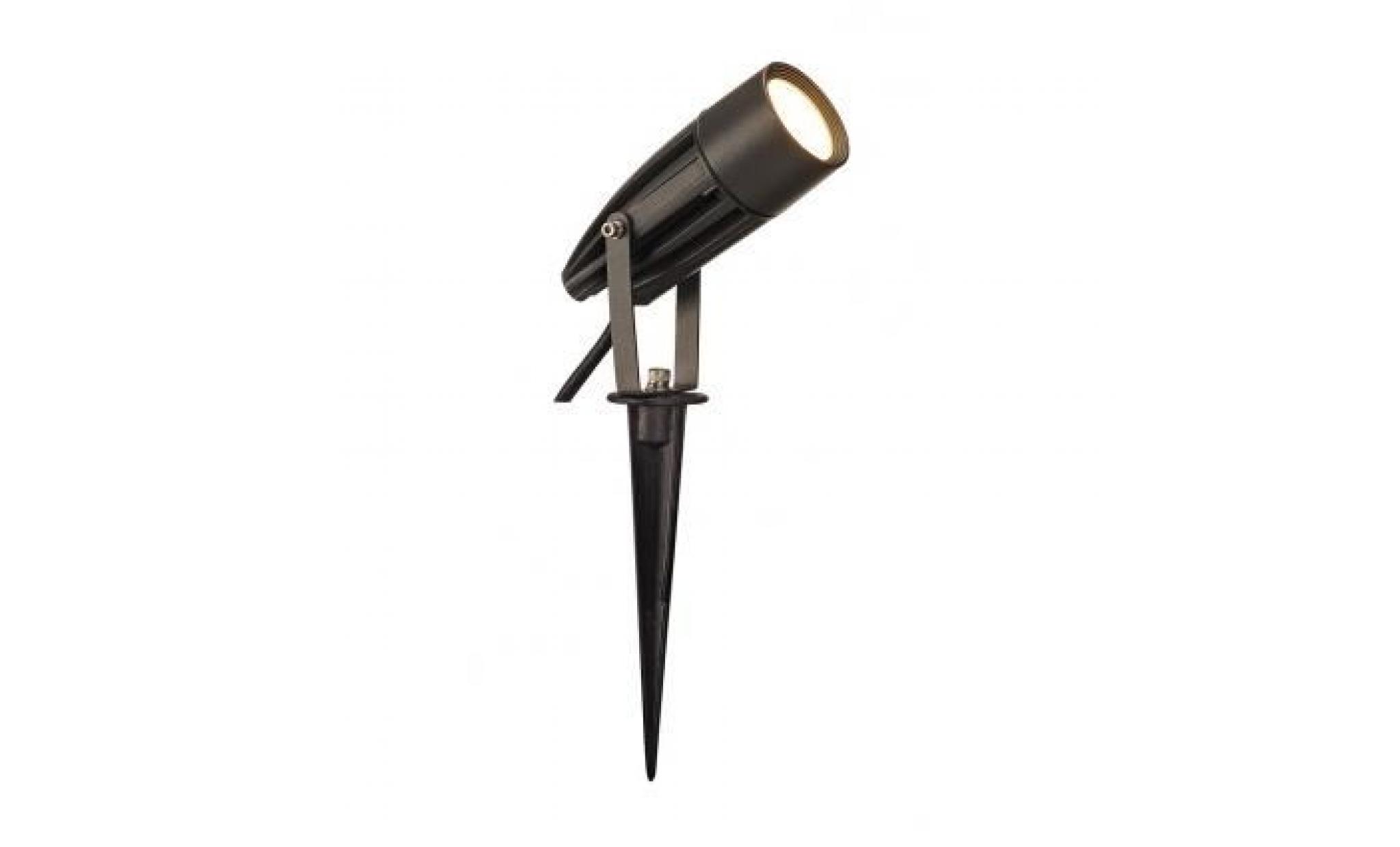 syna, spot à piquer, anthracite, smd led, 8,6w, ip55