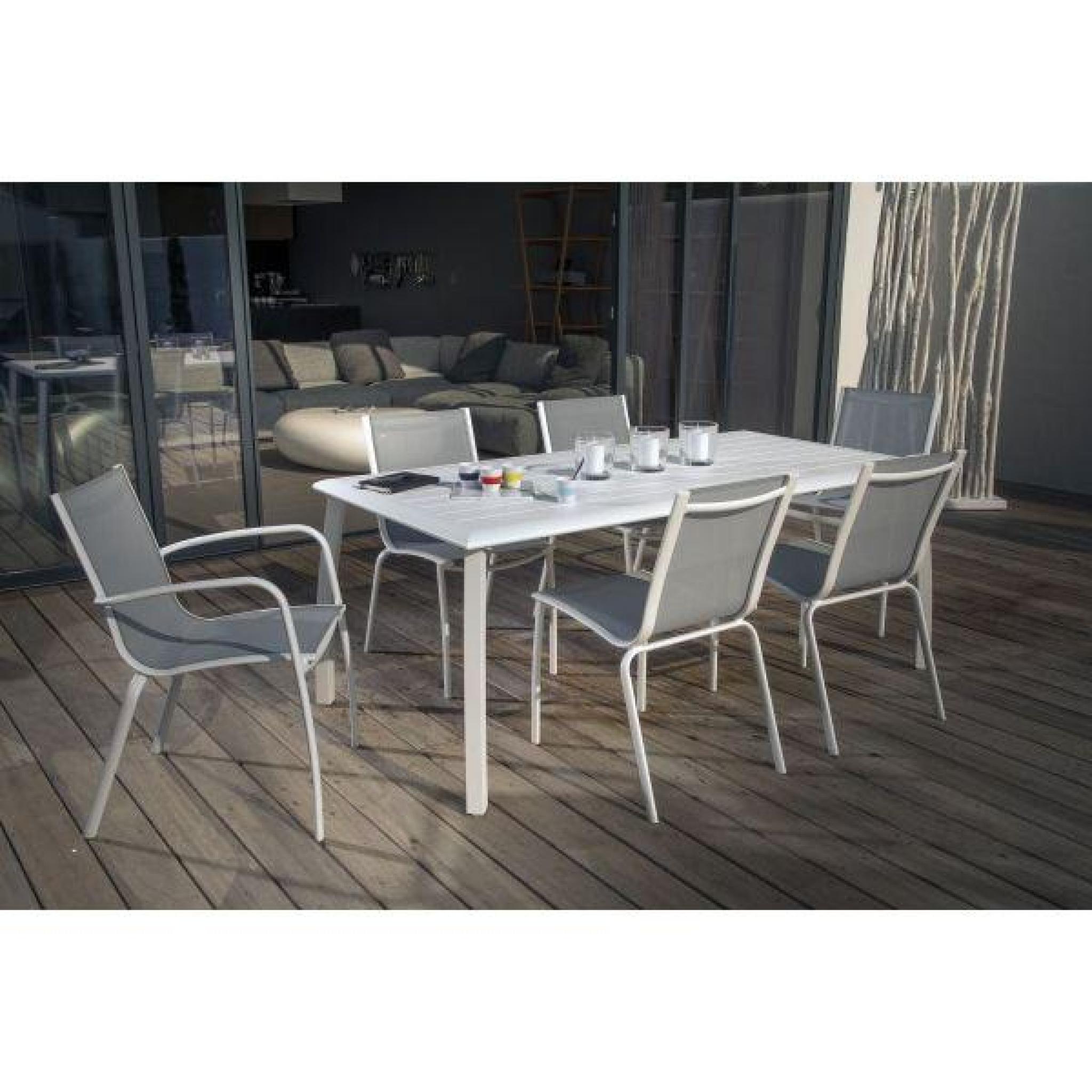Table AZURO Blanc 180x90