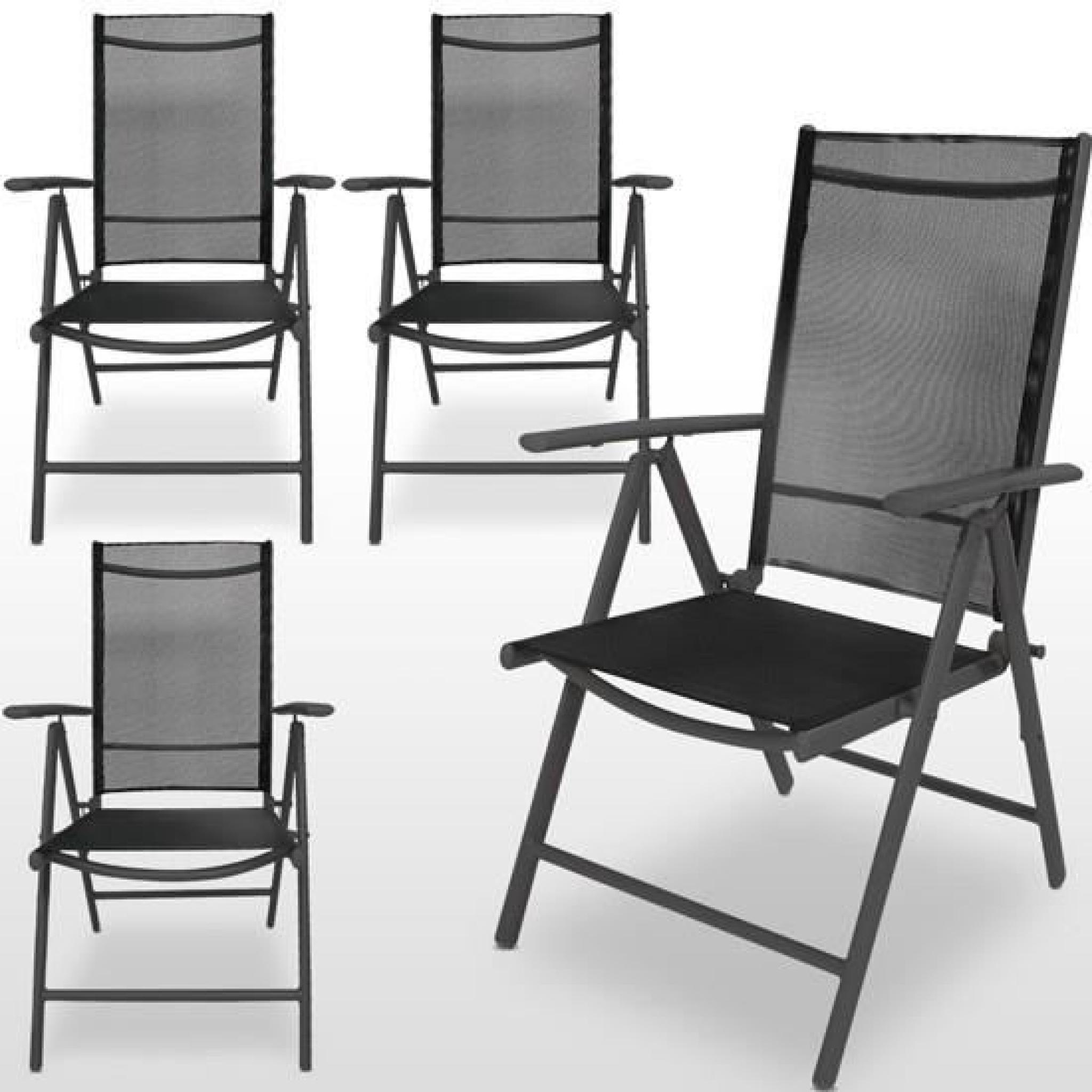table chaises jardin aluminium pas cher
