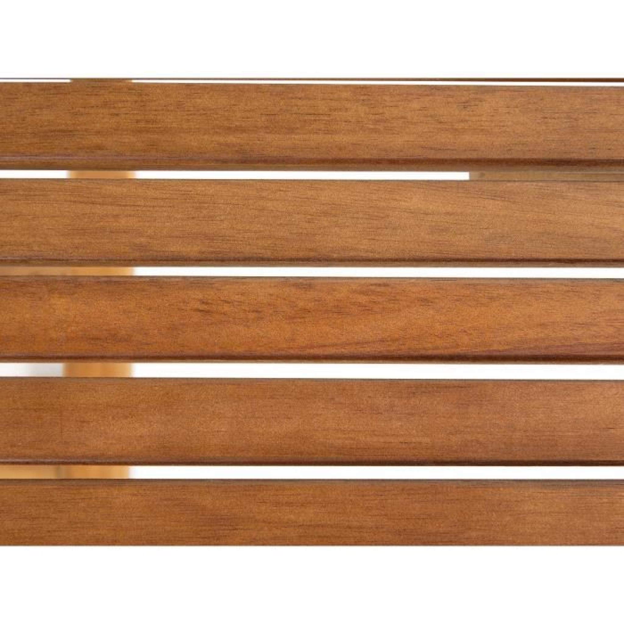 Table de jardin - table en bois ovale à rallonges - brun - Maui pas cher