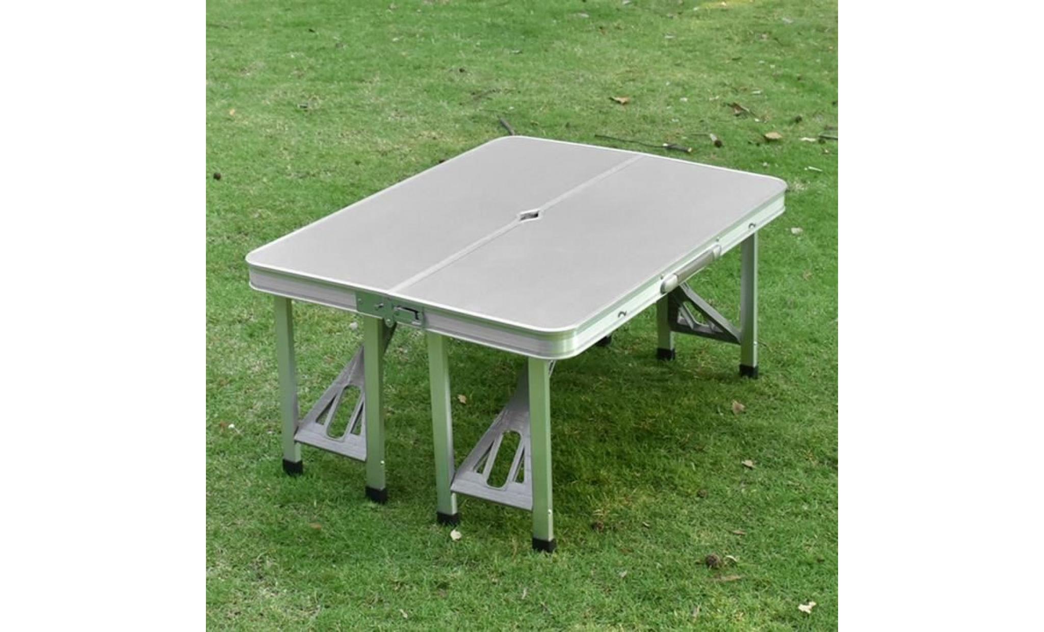 table pliante  avec les chaises extérieure portative de pique nique jardin préside l'alliage d'aluminium de combinaison pas cher