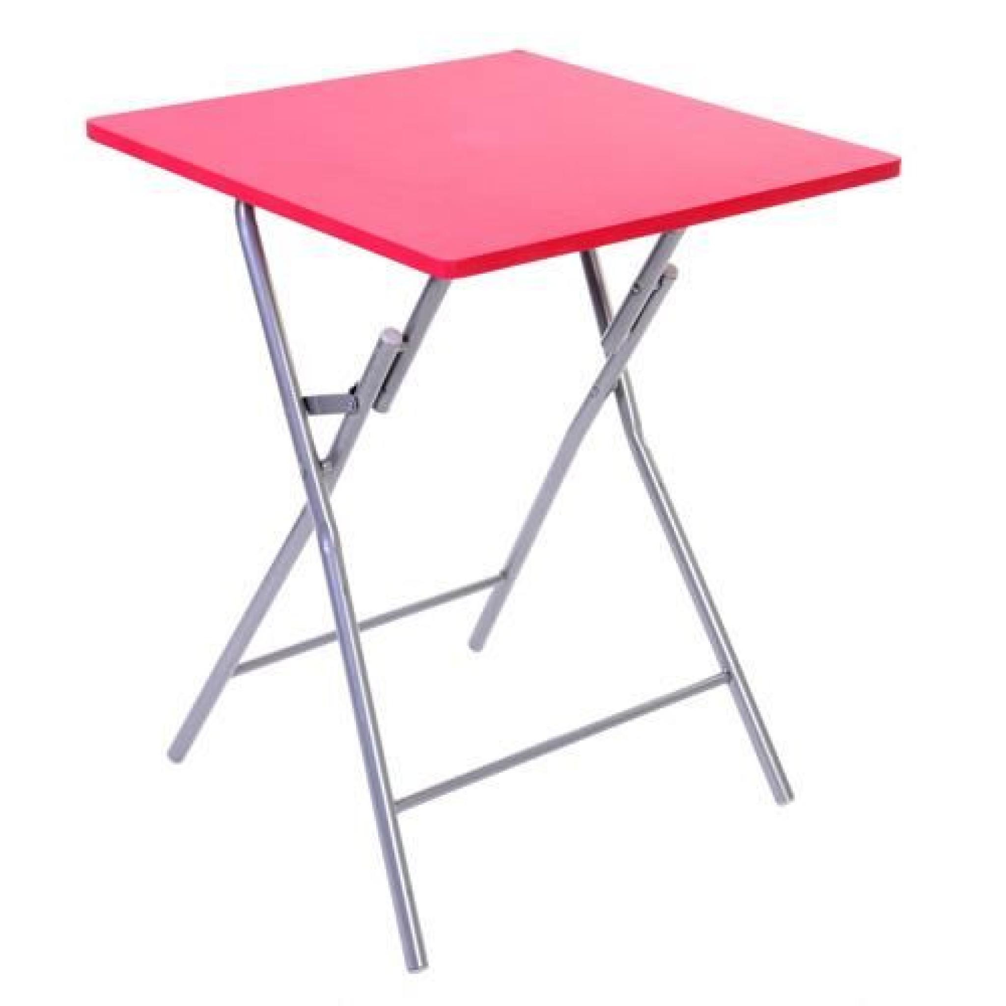 Table pliante Basic - Rouge