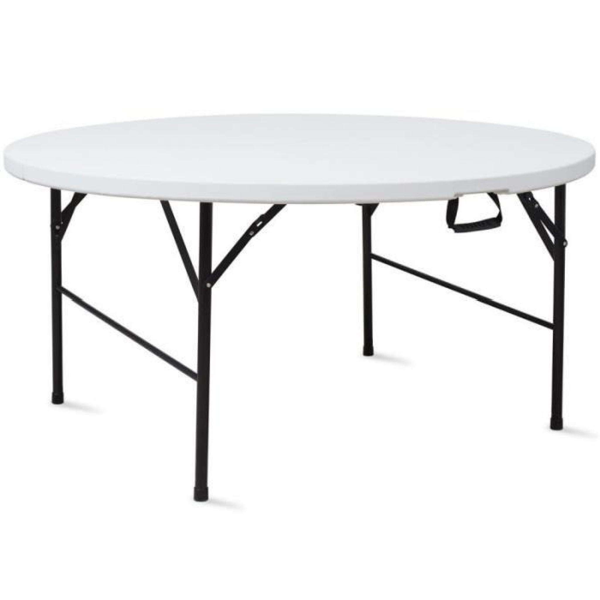 Table pliante ronde 180 cm portable