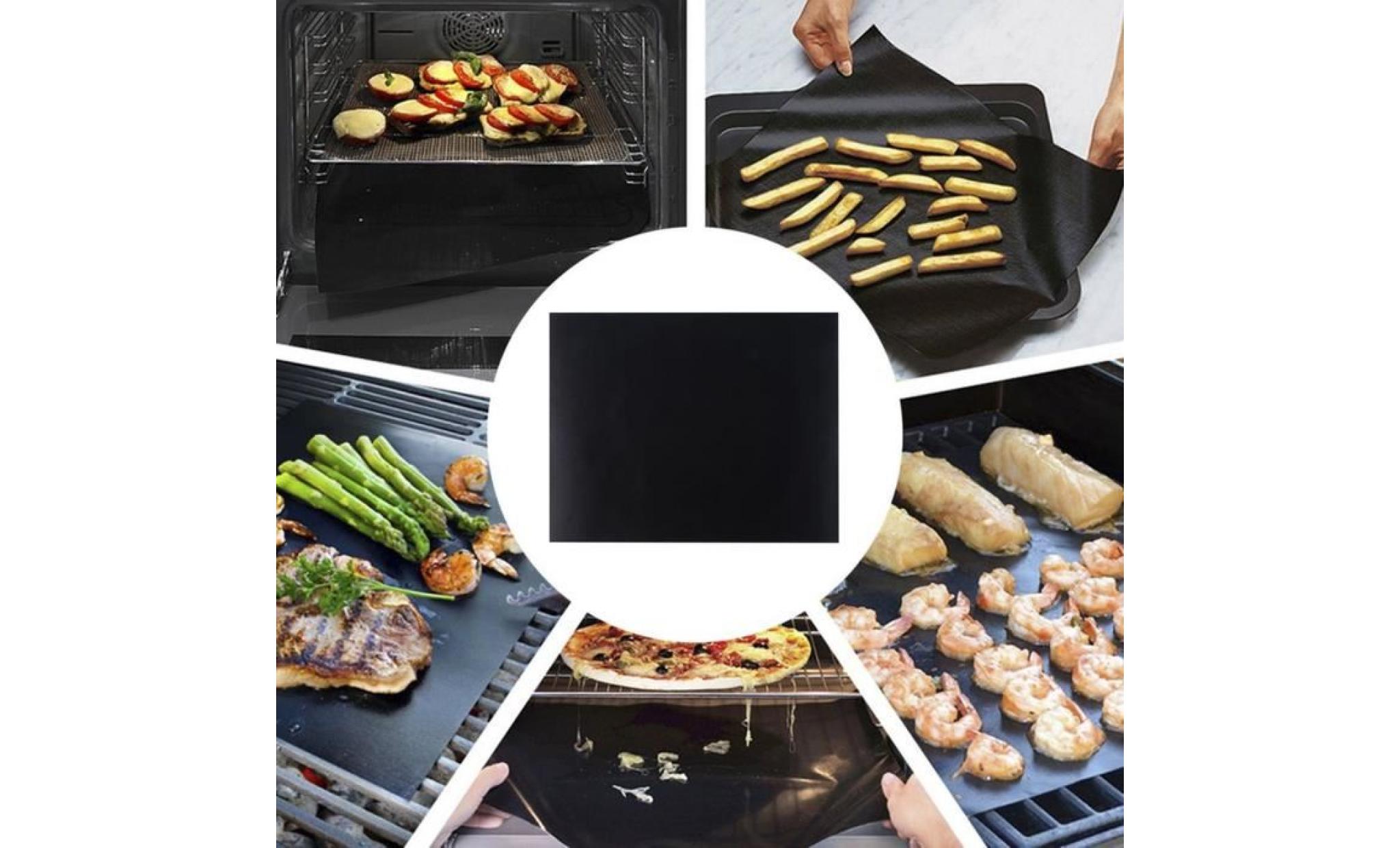 tapis de barbecue antiadhésif réutilisable four grille pain mat pad pique nique