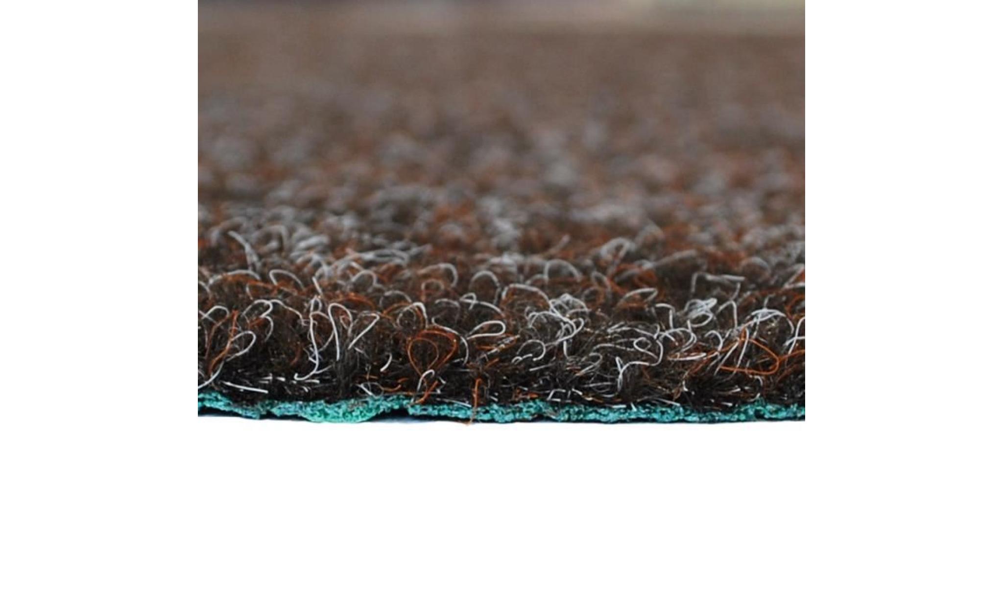 tapis de gazon artificiel avec boutons (1 550 g / m²)   couleurs: rouge marron bleu gris anthracite | test gratuit pour substances pas cher