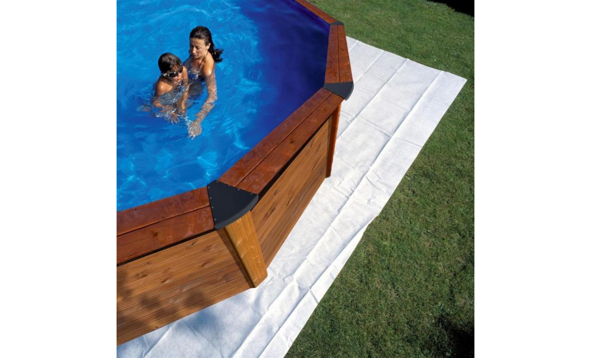 gre tapis de sol feutrine pour piscine 1000 x 500 cm pas cher
