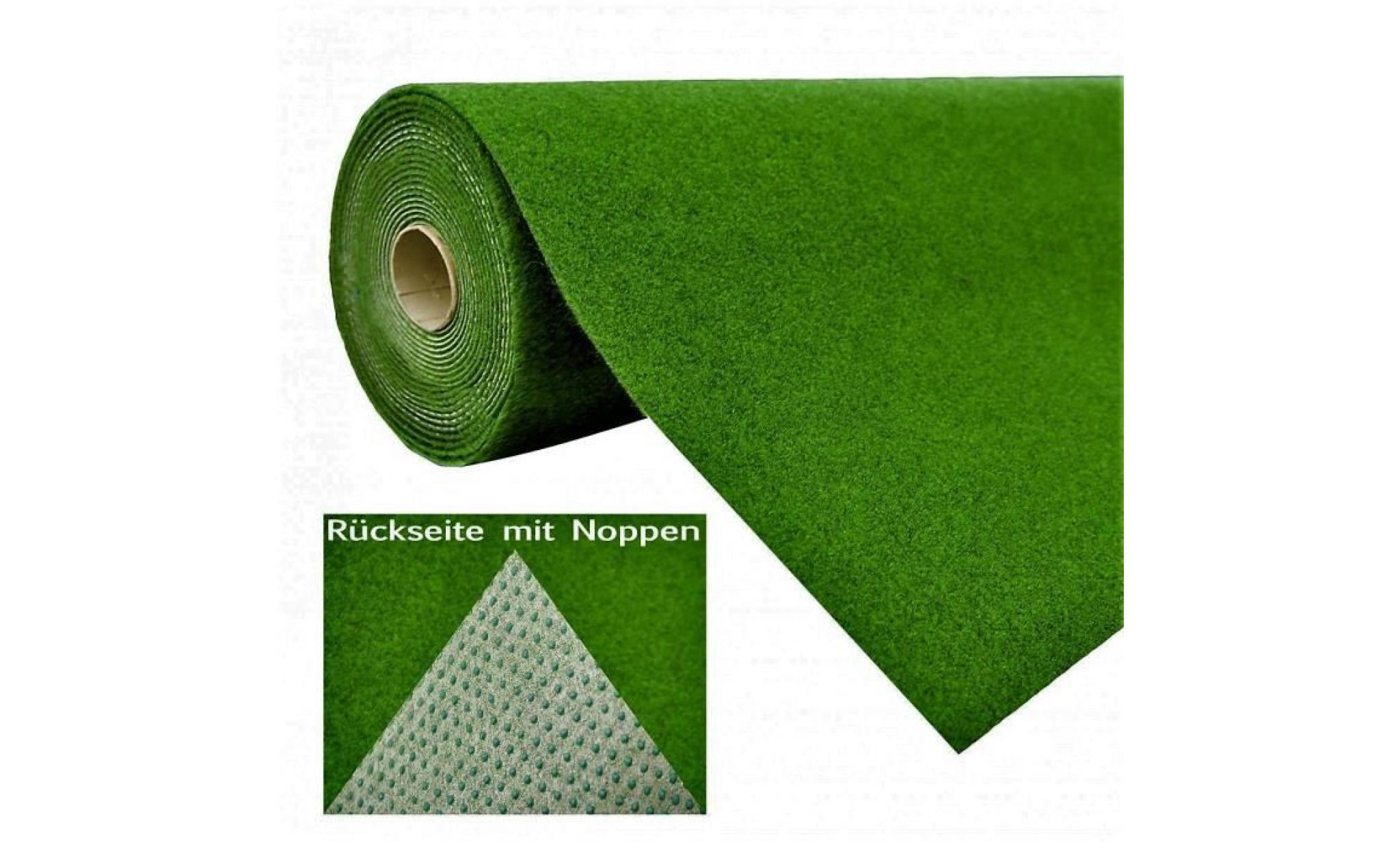 tapis gazon artificiel avec bulles vert rond [vert, Ø 133 cm] pas cher
