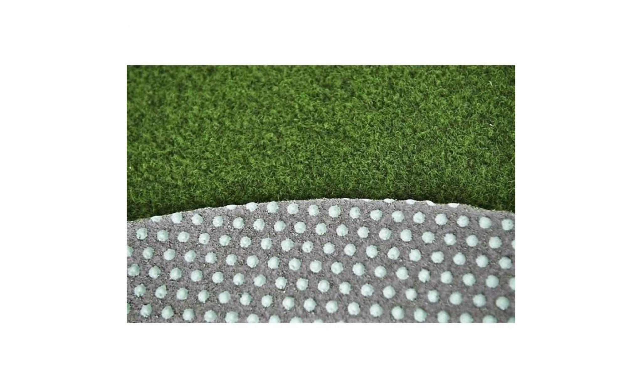 tapis gazon artificiel avec bulles vert rond [vert, Ø 200 cm] pas cher