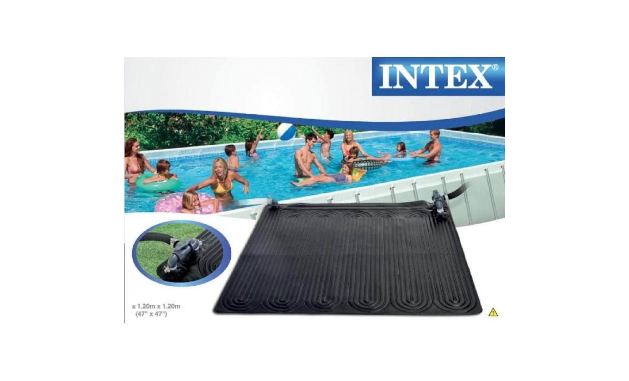 tapis solaire pour piscine hors sol jusqu à 30m3   intex pas cher