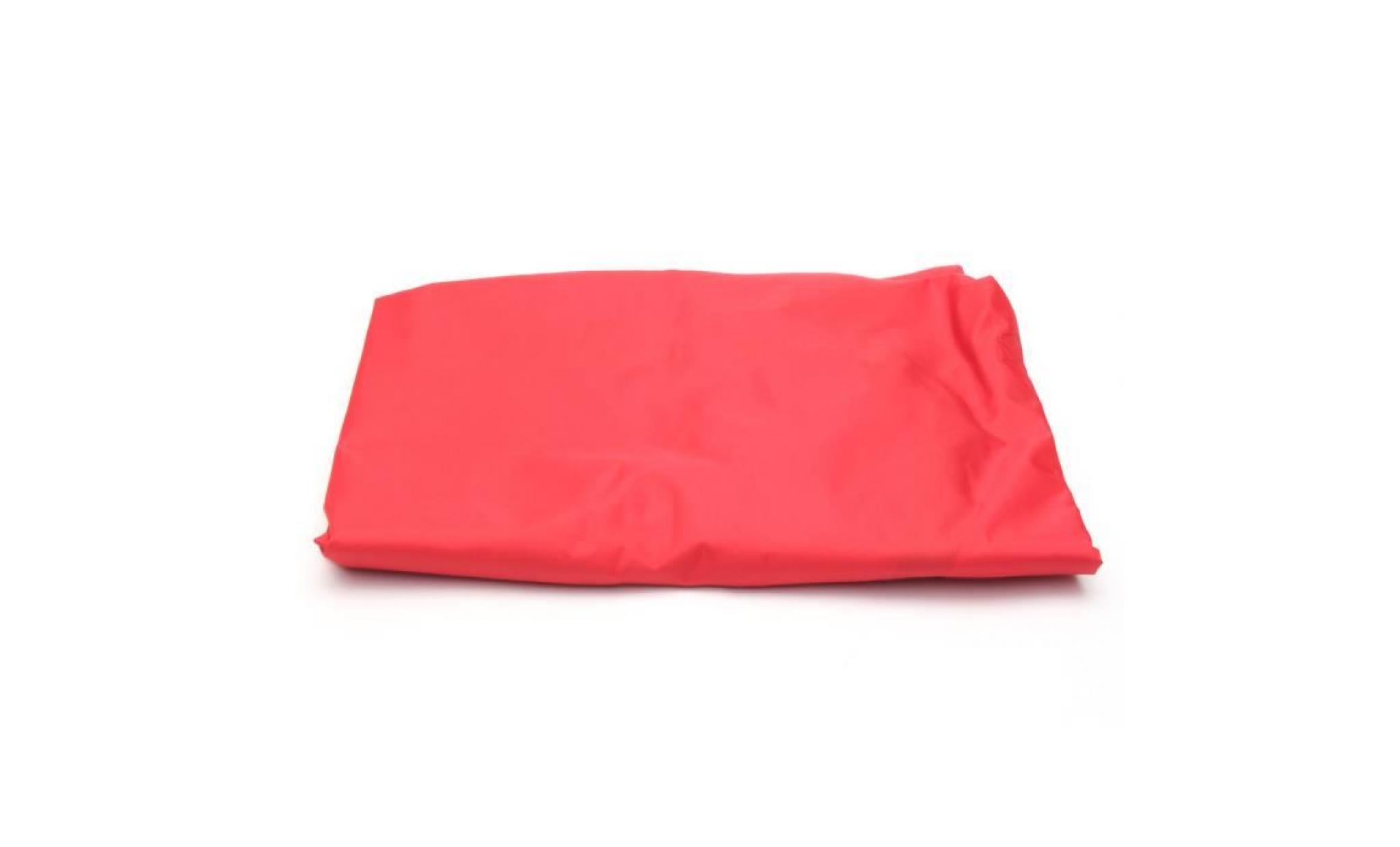 tempsa 1pc couverture canopée de balancelle 75"x52"x5.9" rouge
