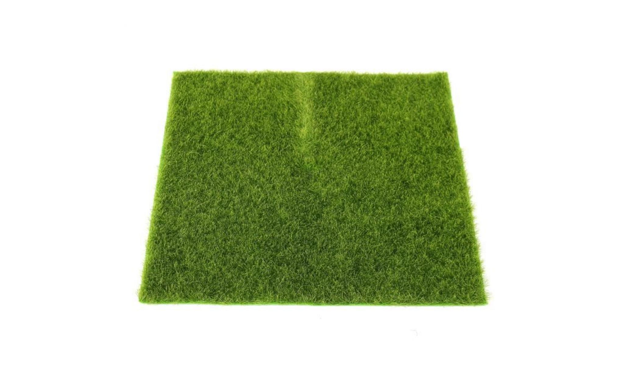 tempsa 6pcs mini gazon artificiel herbe mousse jardin décor maison 15*15cm