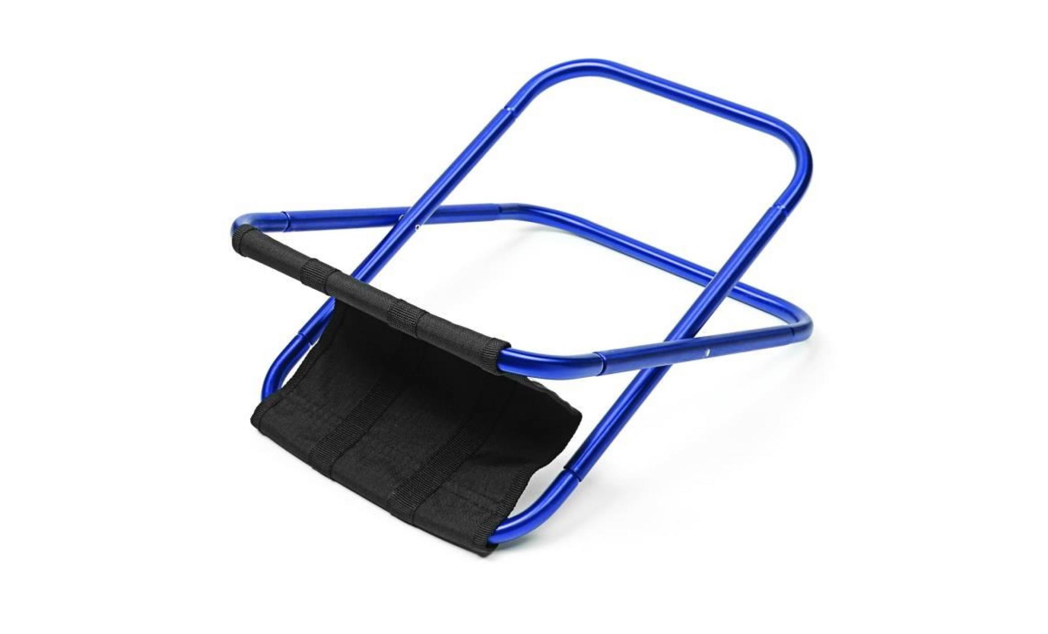 tempsa chaise pliante portable alliage d'aluminium pr pêche camping plage argent pas cher