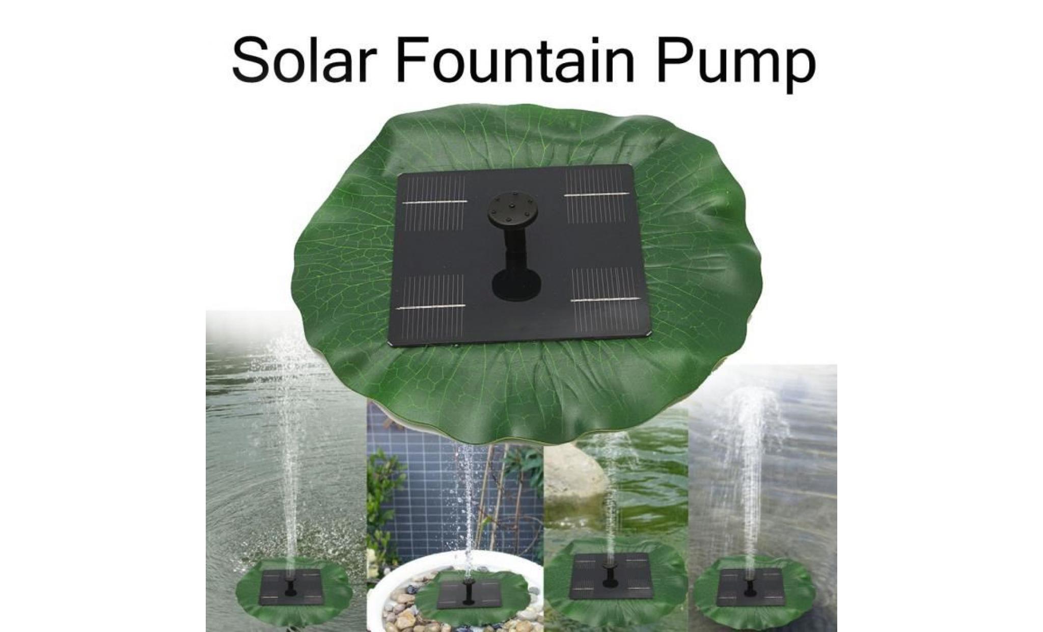 tempsa fontaine solaire flottante de pompe à eau de bassin de jardin d'étang