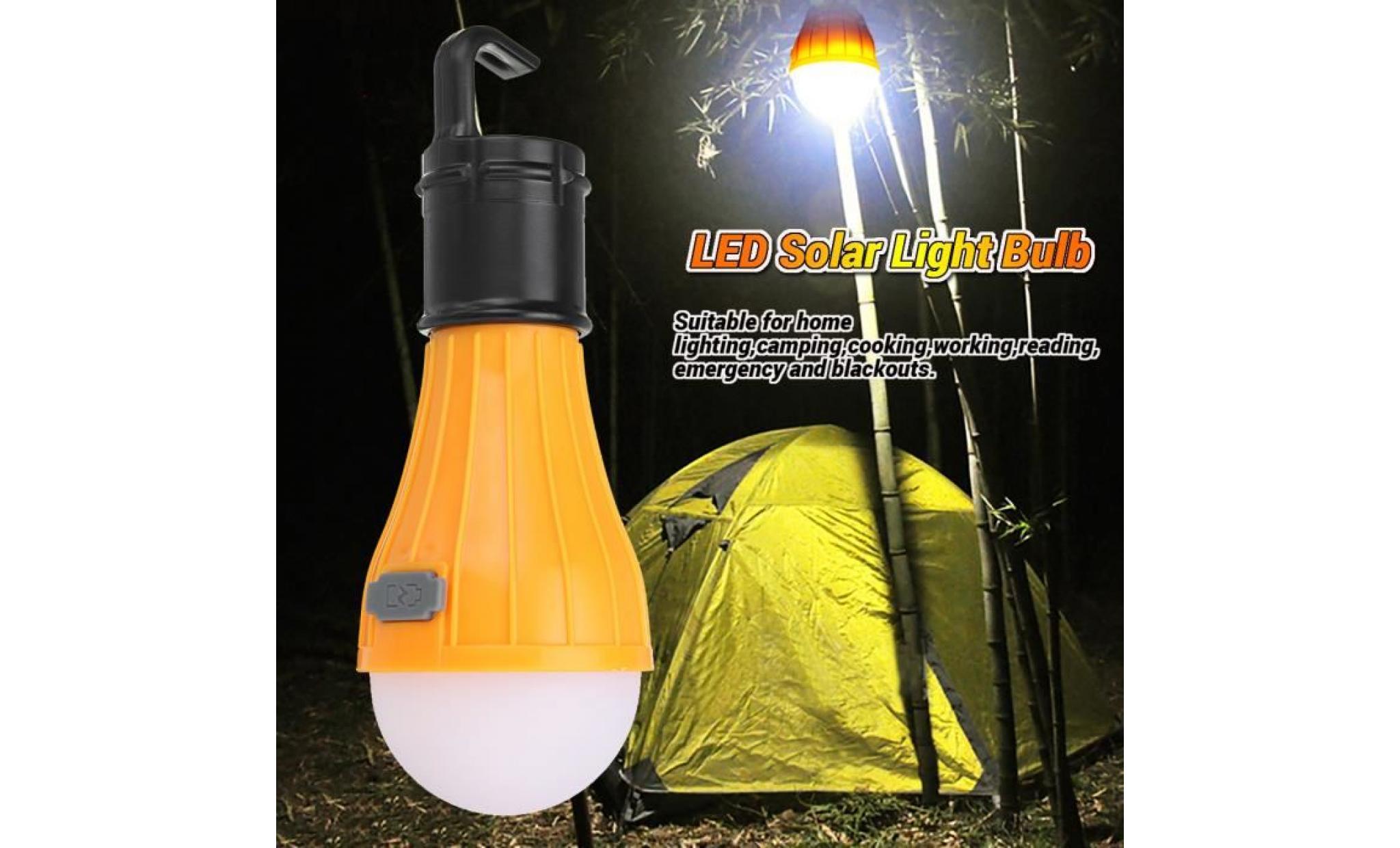 tempsa portable lampe solaire led ampoule rechargeable lanterne tente camping maison pas cher