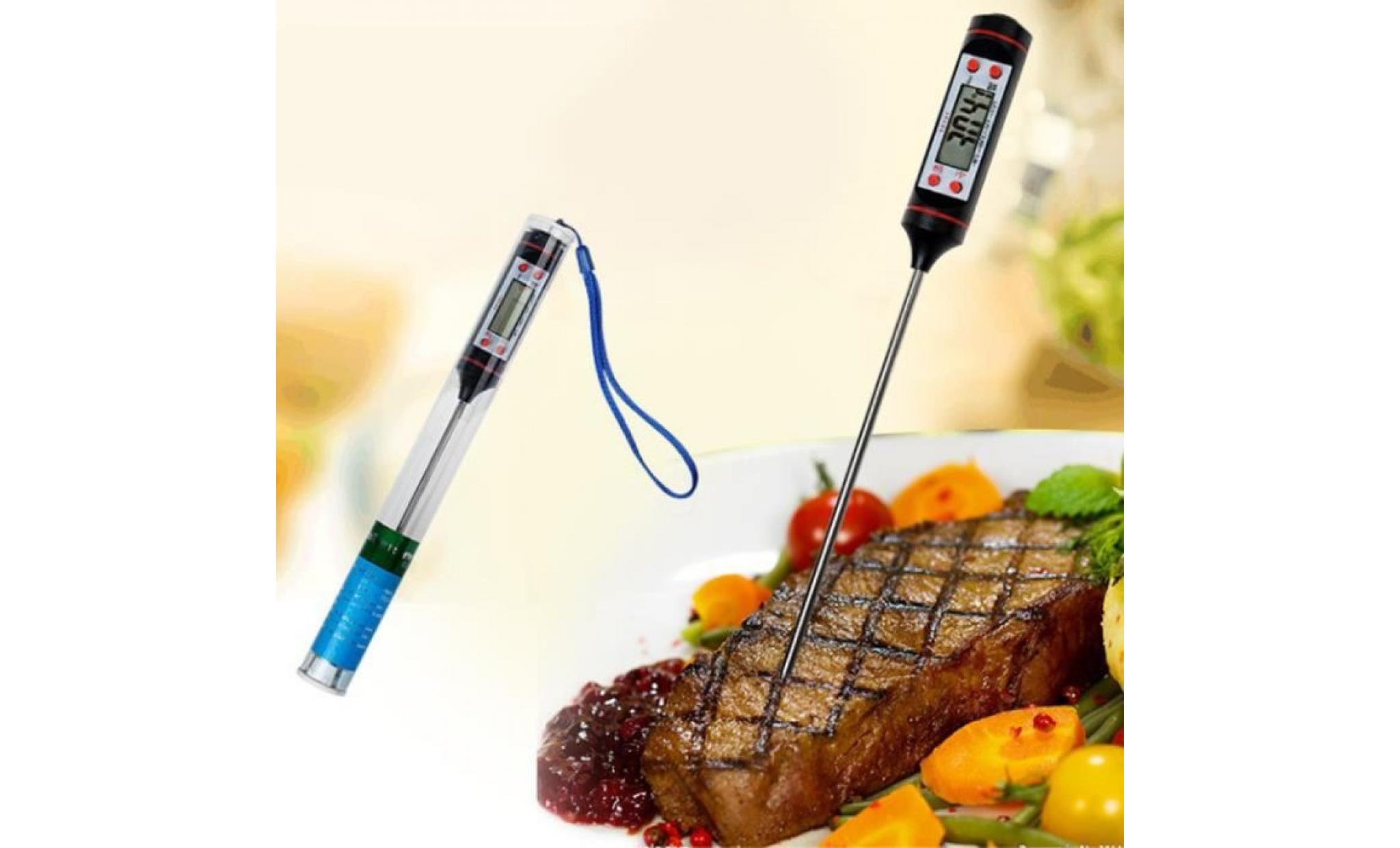 thermomètre au four à viande alimentation numérique au barbecue sonde thermomètre électronique de cuisine pas cher