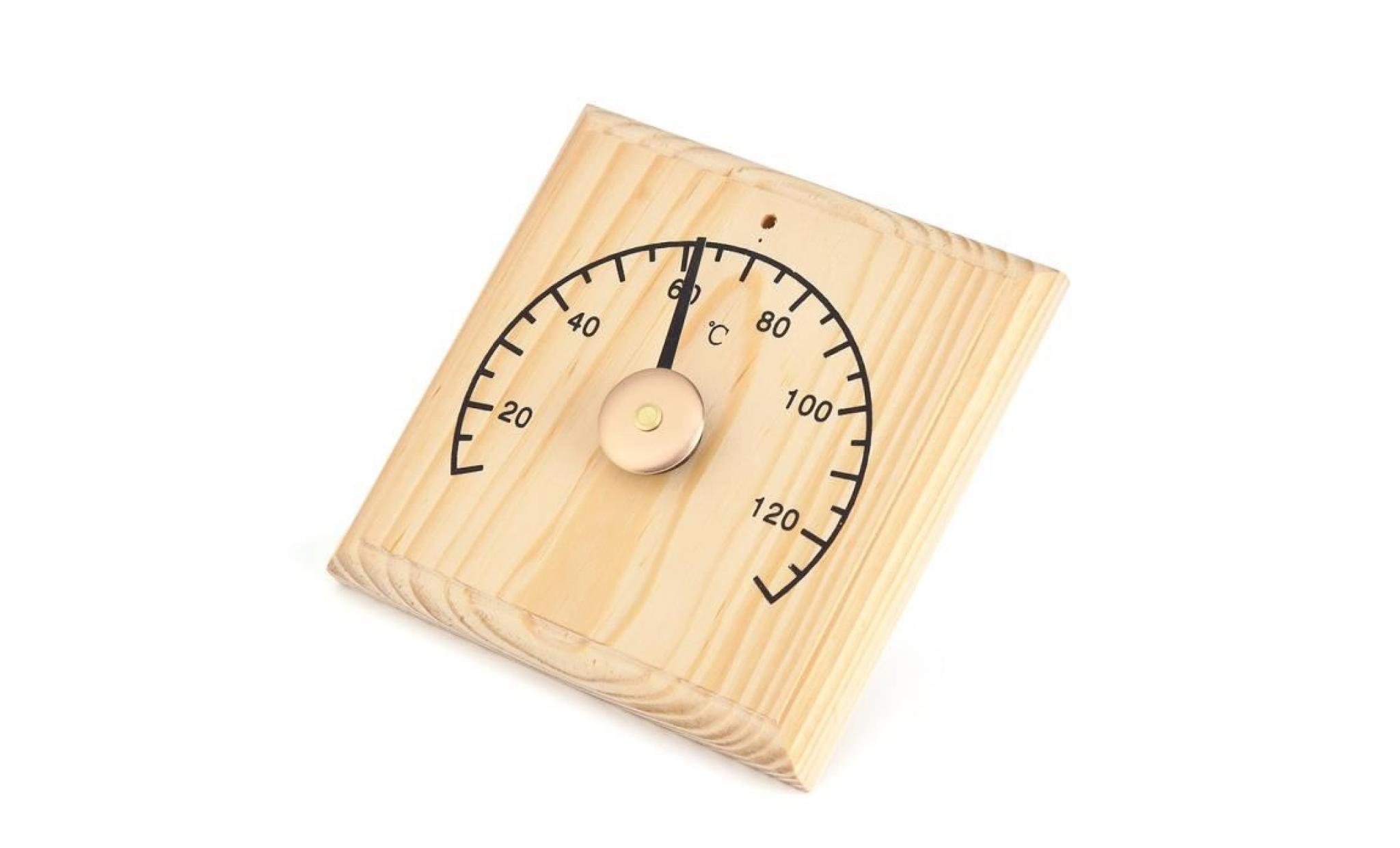 thermomètre de salle de sauna accessoire sauna en bois 0 140℃   dq france pas cher