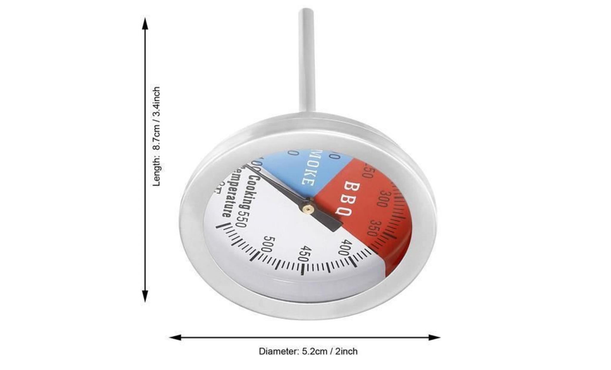 thermomètre numérique barbecue cuisson 0 250°c pas cher